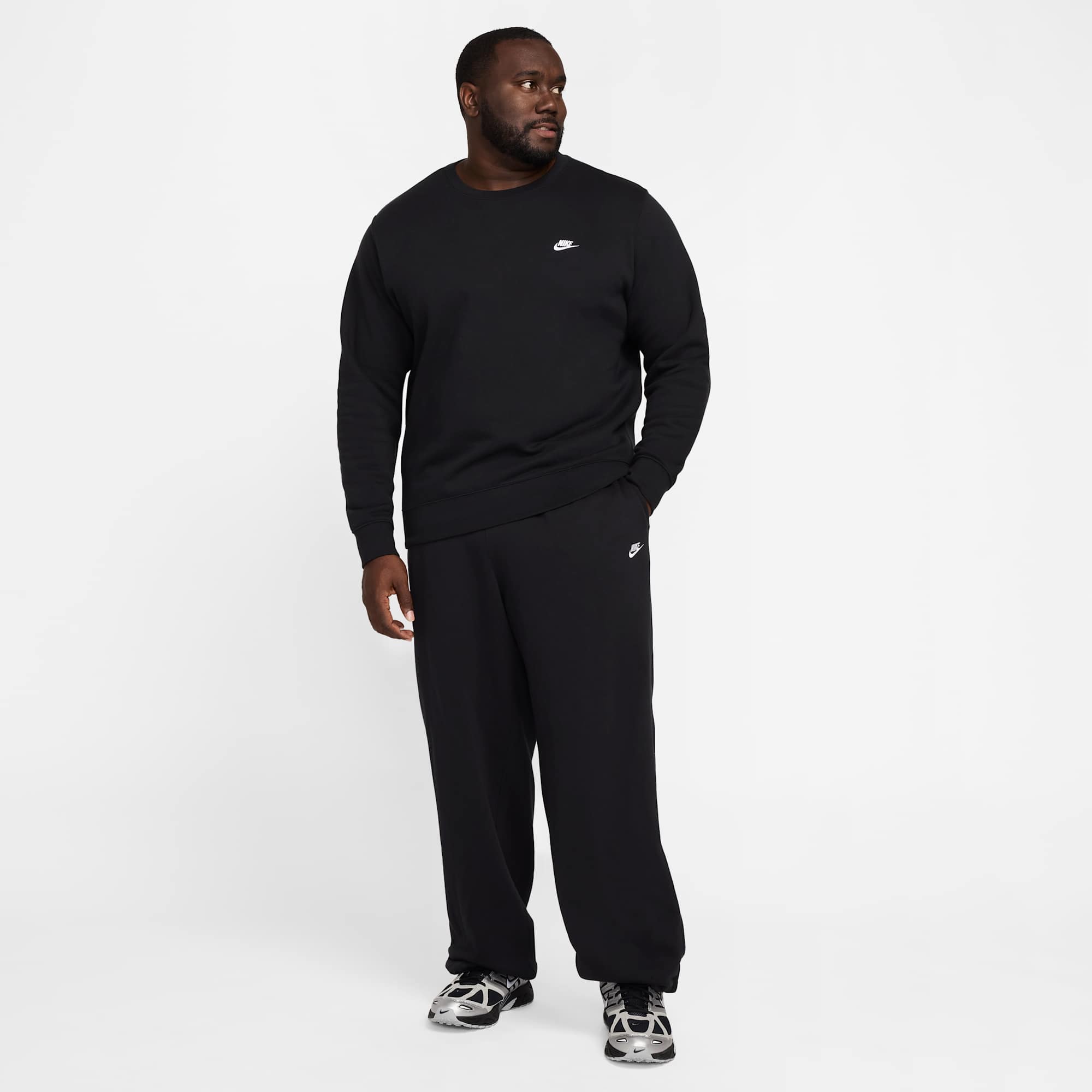 Nike Club, NEGRO, hi-res