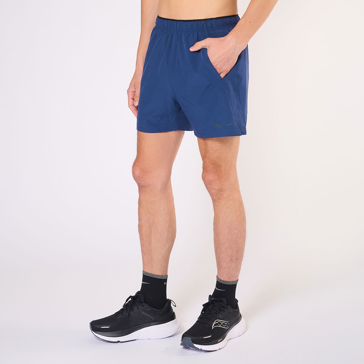 Saucony Shorts Outpace 5, AZUL, hi-res