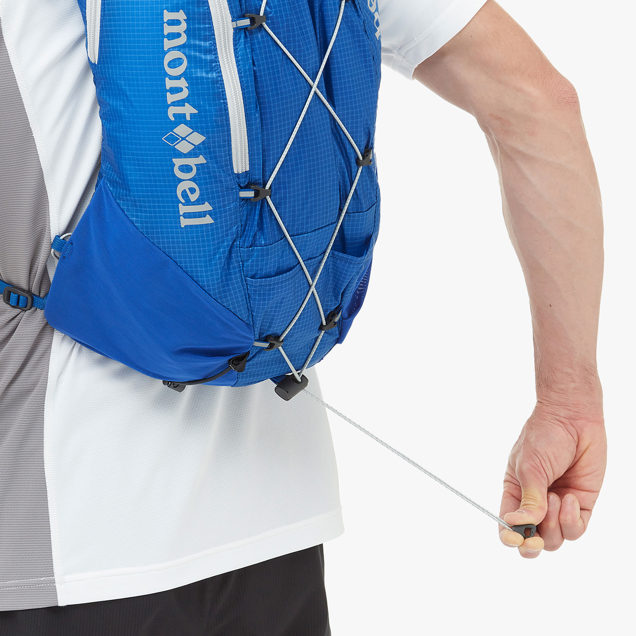 Mont-Bell Mochila Cross Runner Pack 15, AZUL, hi-res