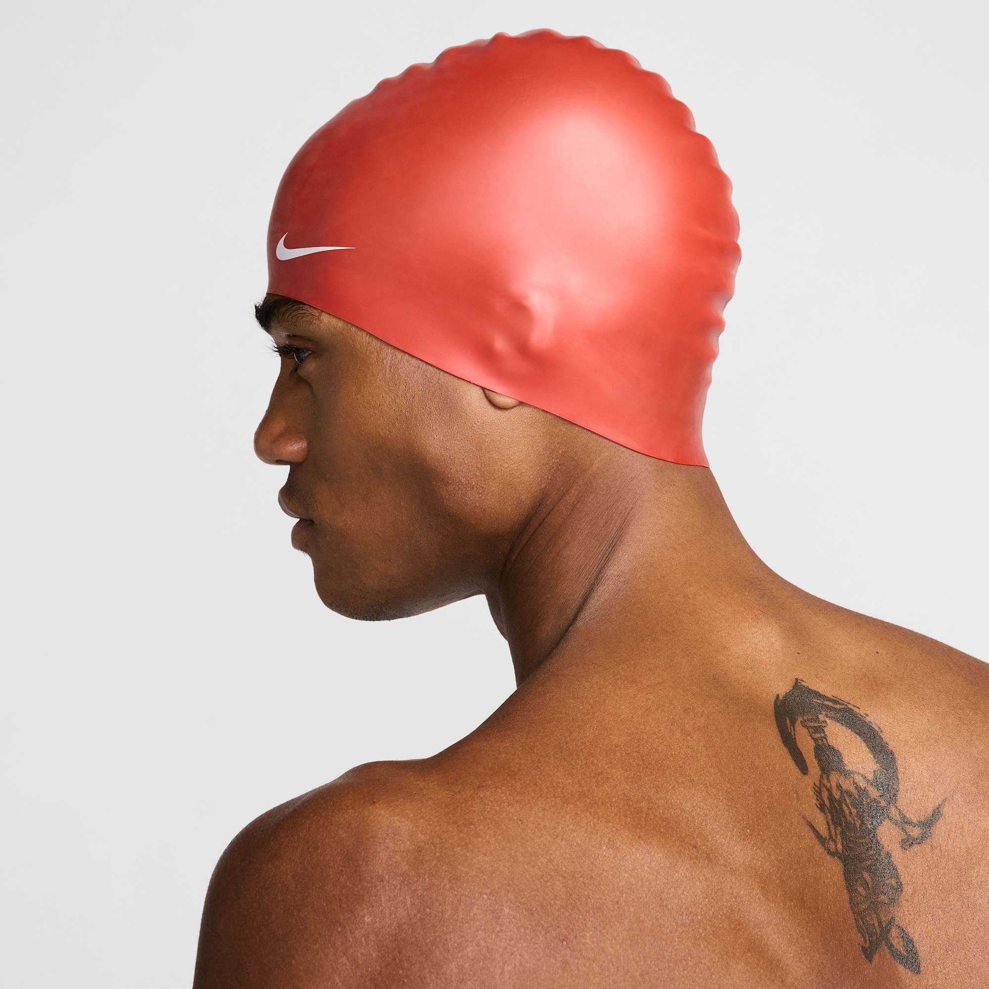 Nike Gorro de Nataci&oacute;n Solid Silicone, ROJO, hi-res