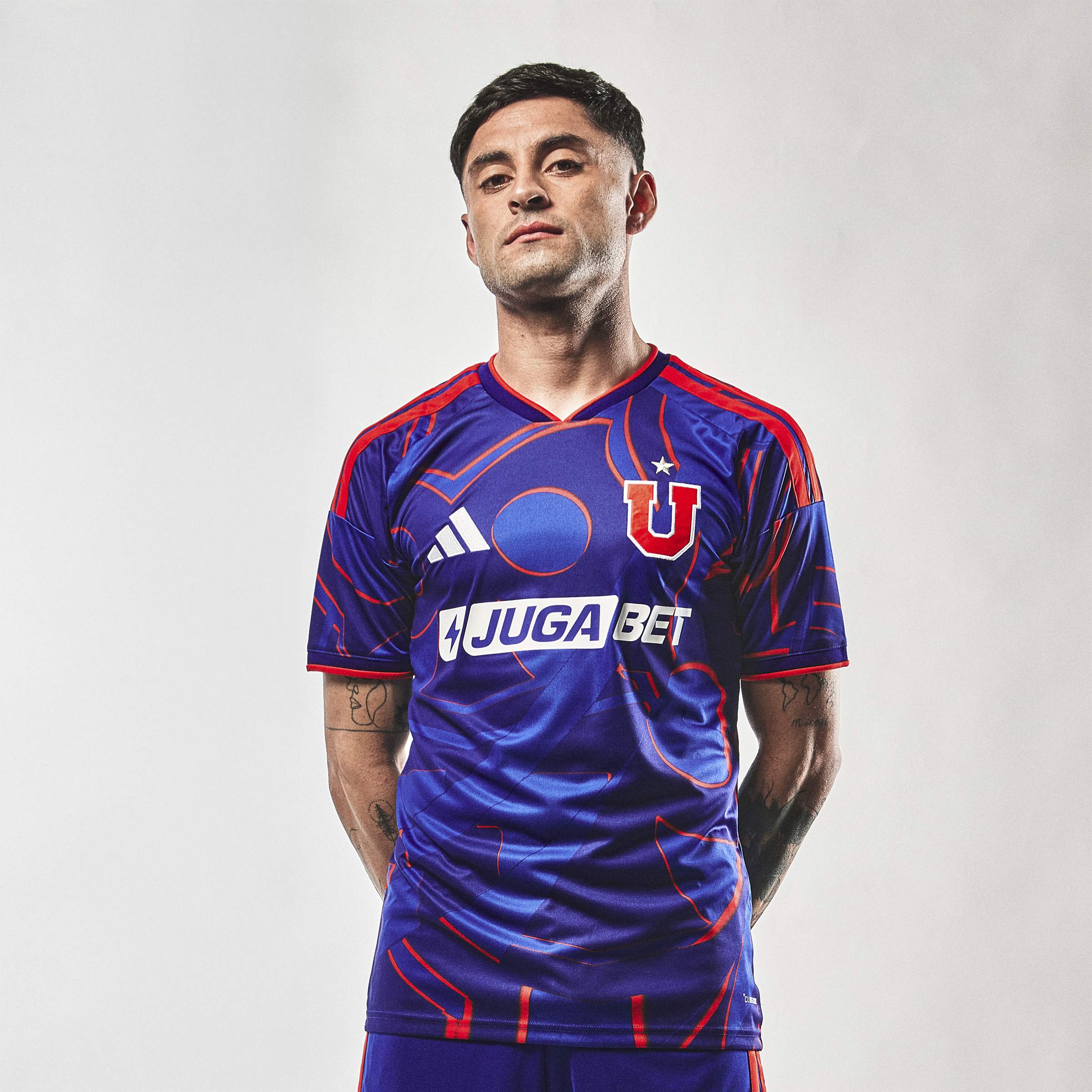 adidas Camiseta Universidad de Chile 26 Local, SURTIDO, hi-res