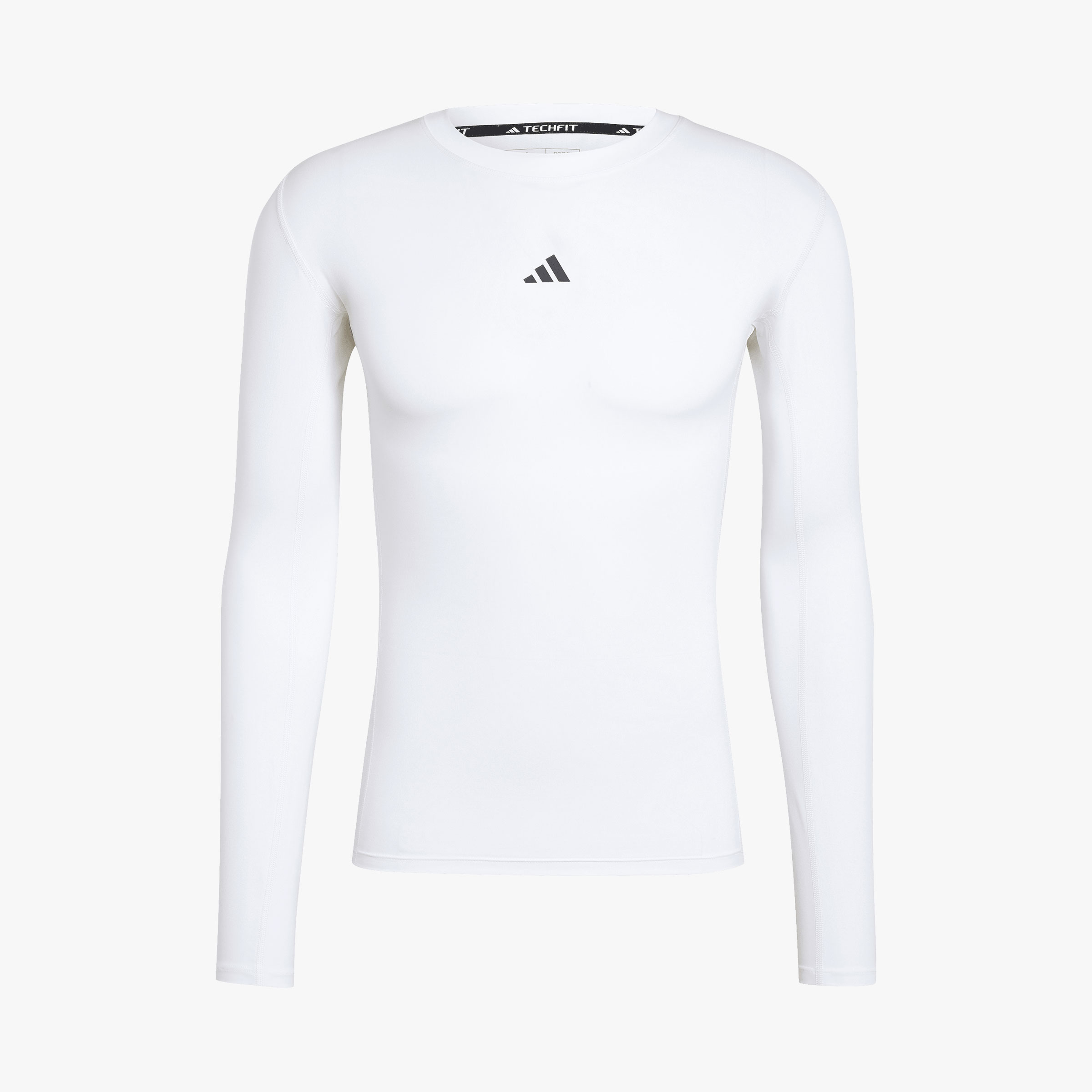 adidas Polera de Compresi&oacute;n TECHFIT, BLANCO, hi-res
