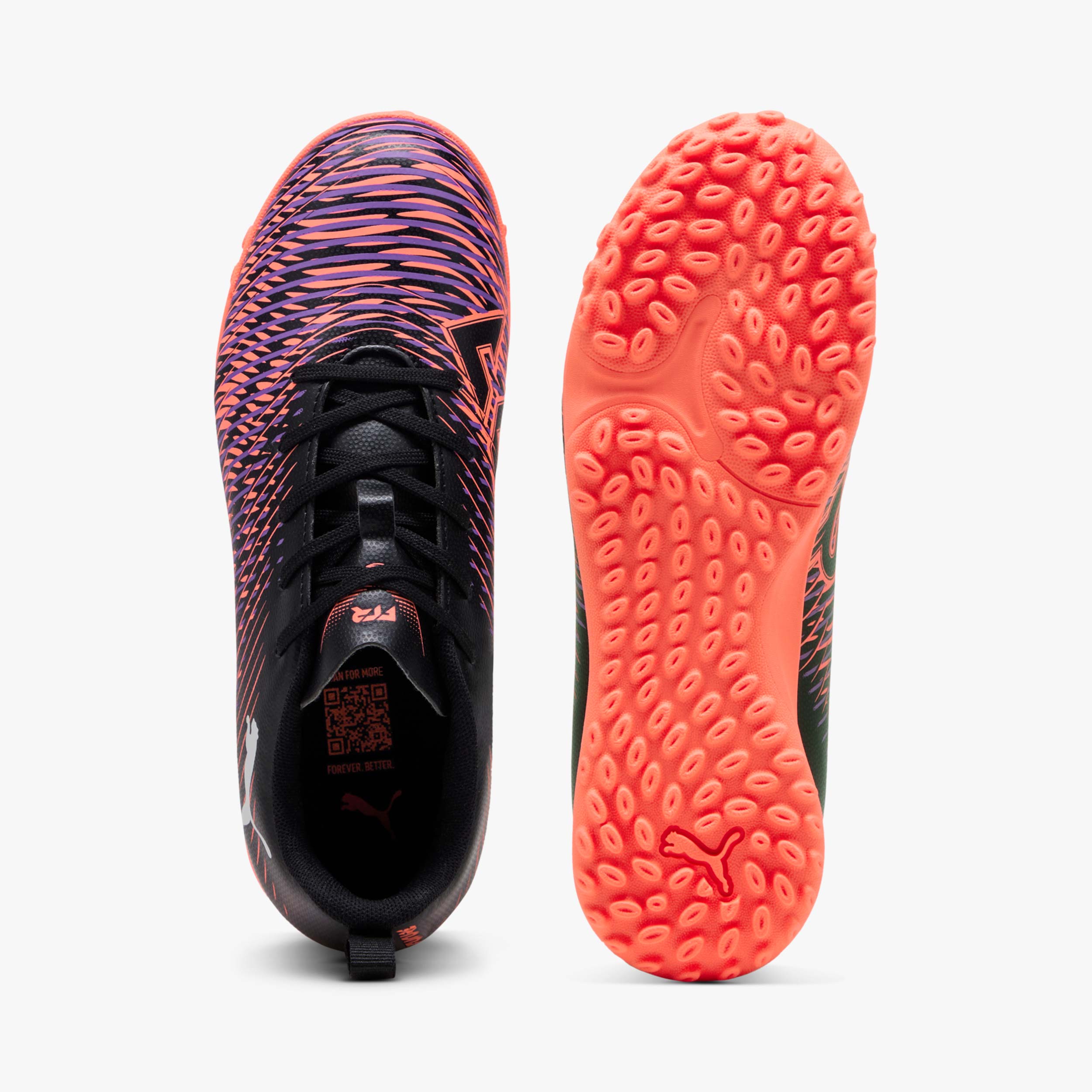 Puma Zapatillas Future 8 Play TT Juvenil, NEGRO, hi-res