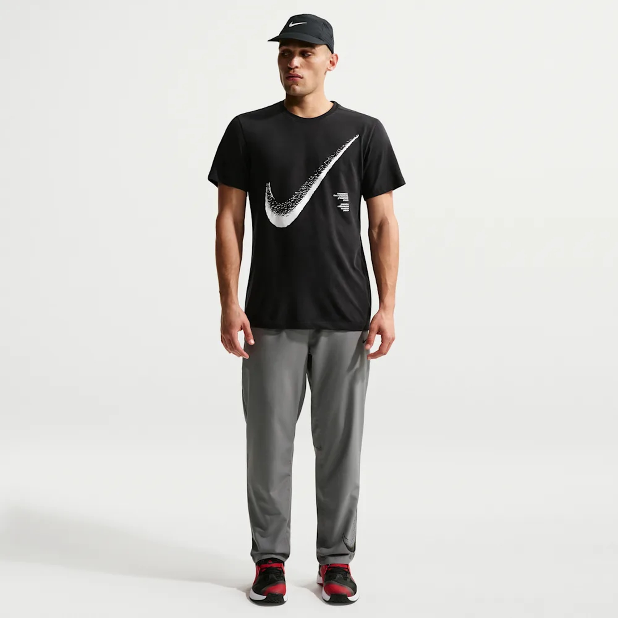 Nike Polera Dri-FIT Big Logo, NEGRO, hi-res