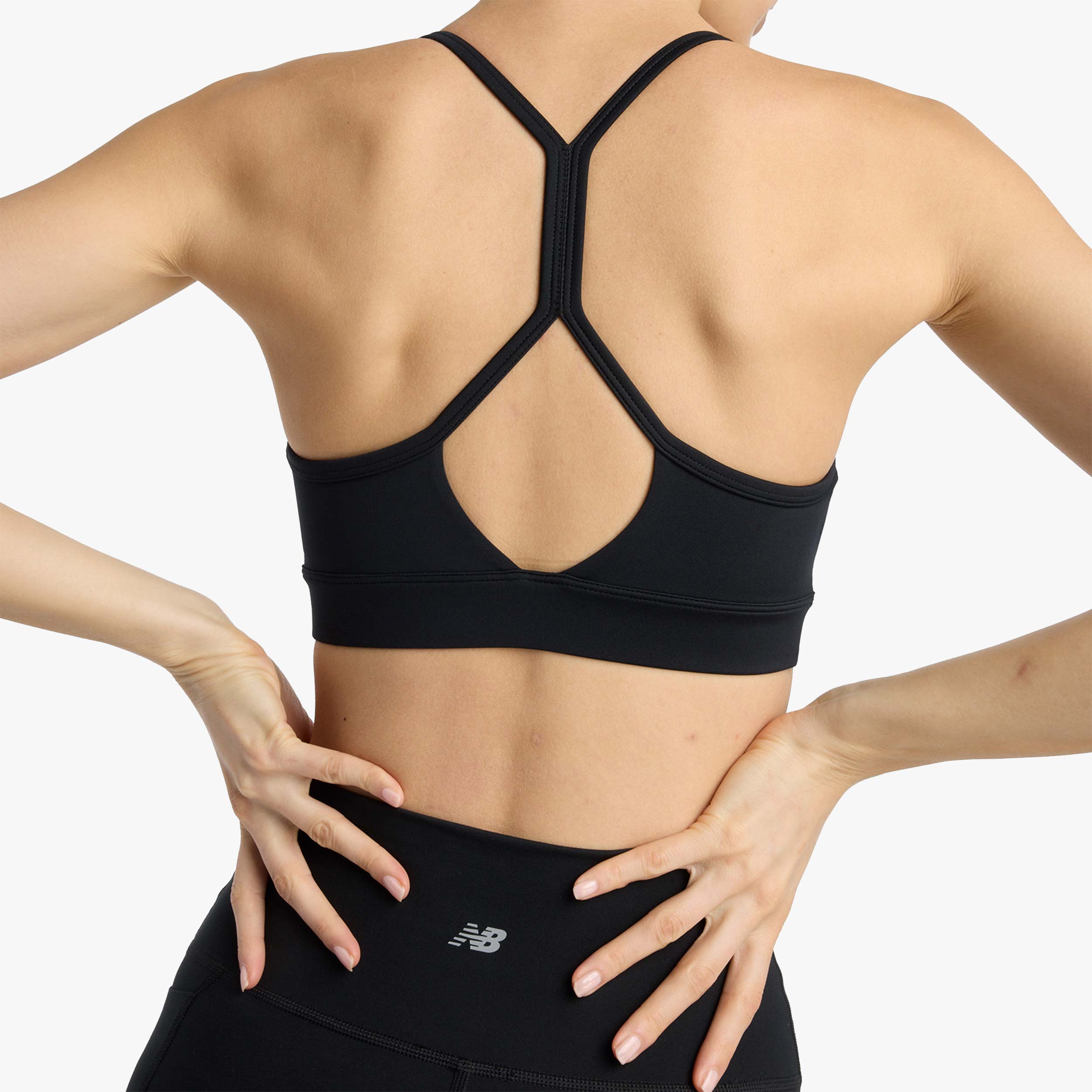 New Balance Top Essential Yoga, NEGRO, hi-res