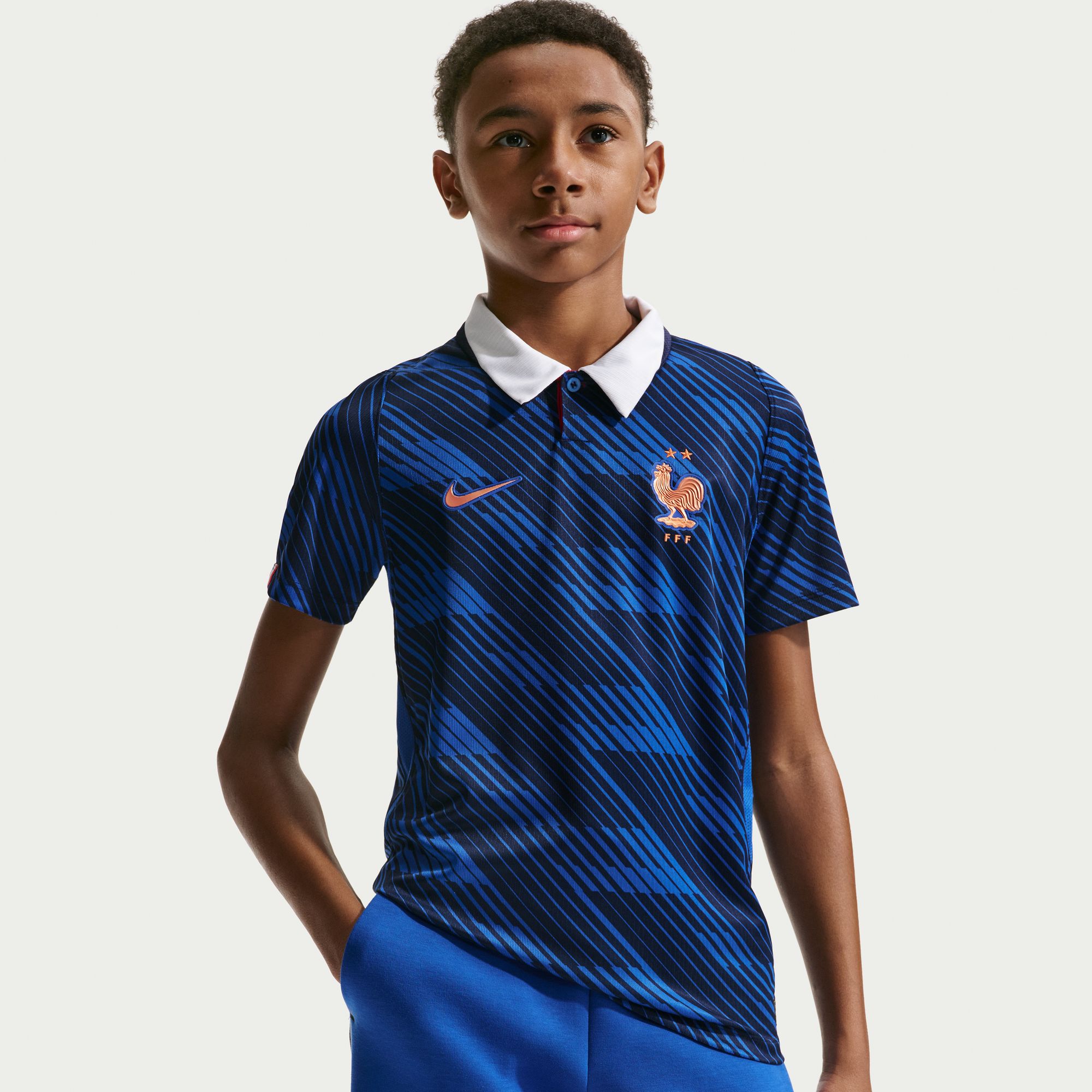 Nike Camiseta Francia Stadium 2026 Local, AZUL, hi-res