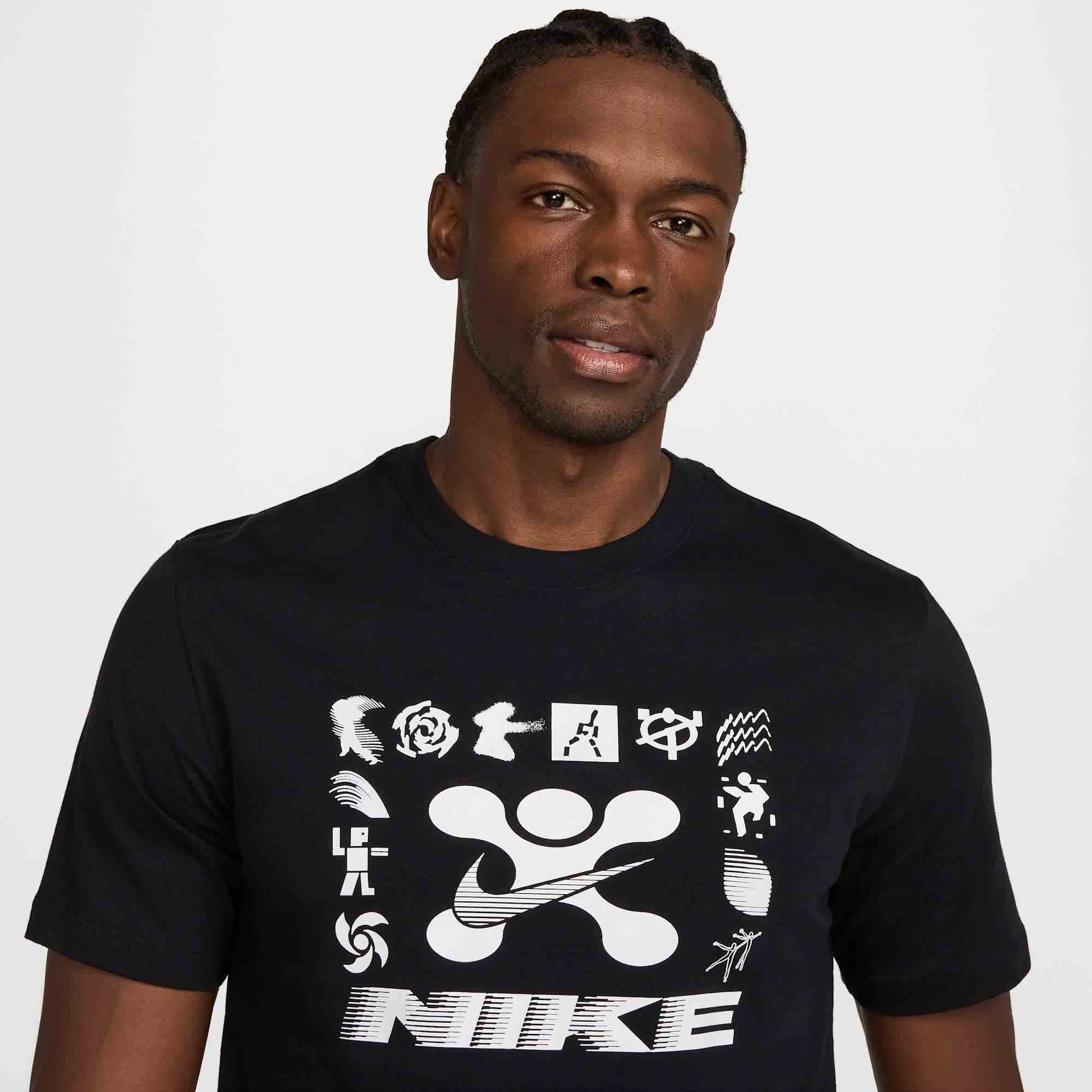 Nike Polera Fitness T-Shirt, NEGRO, hi-res