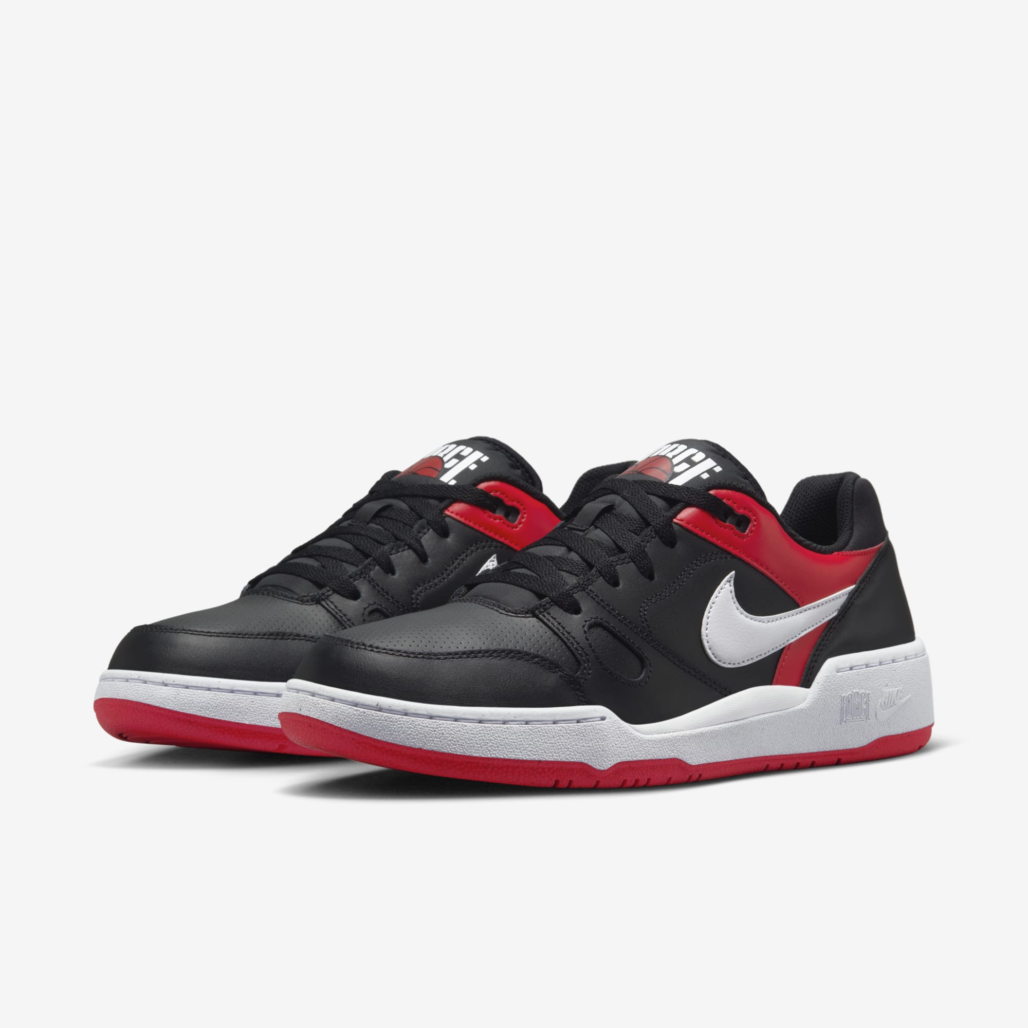 Nike Full Force Low, NEGRO, hi-res