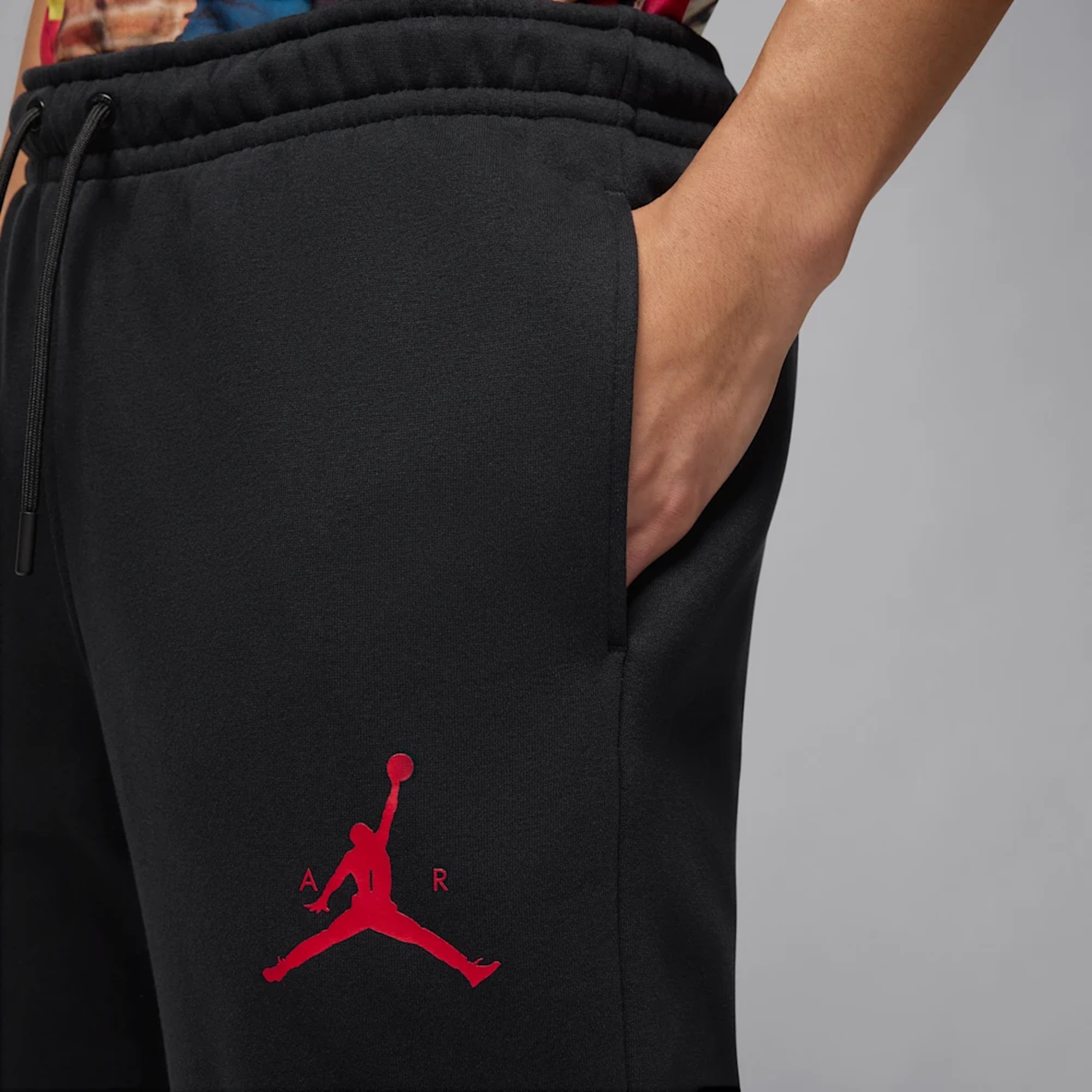 Jordan Pantal&oacute;n Jumpman Fleece, NEGRO, hi-res