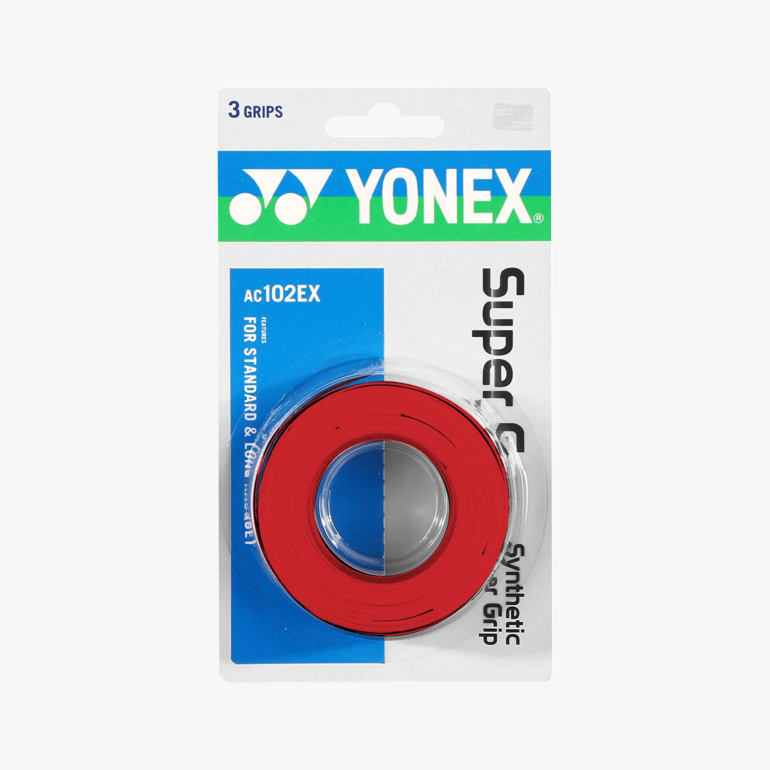 Yonex Overgrip Super Grap, ROJO, hi-res