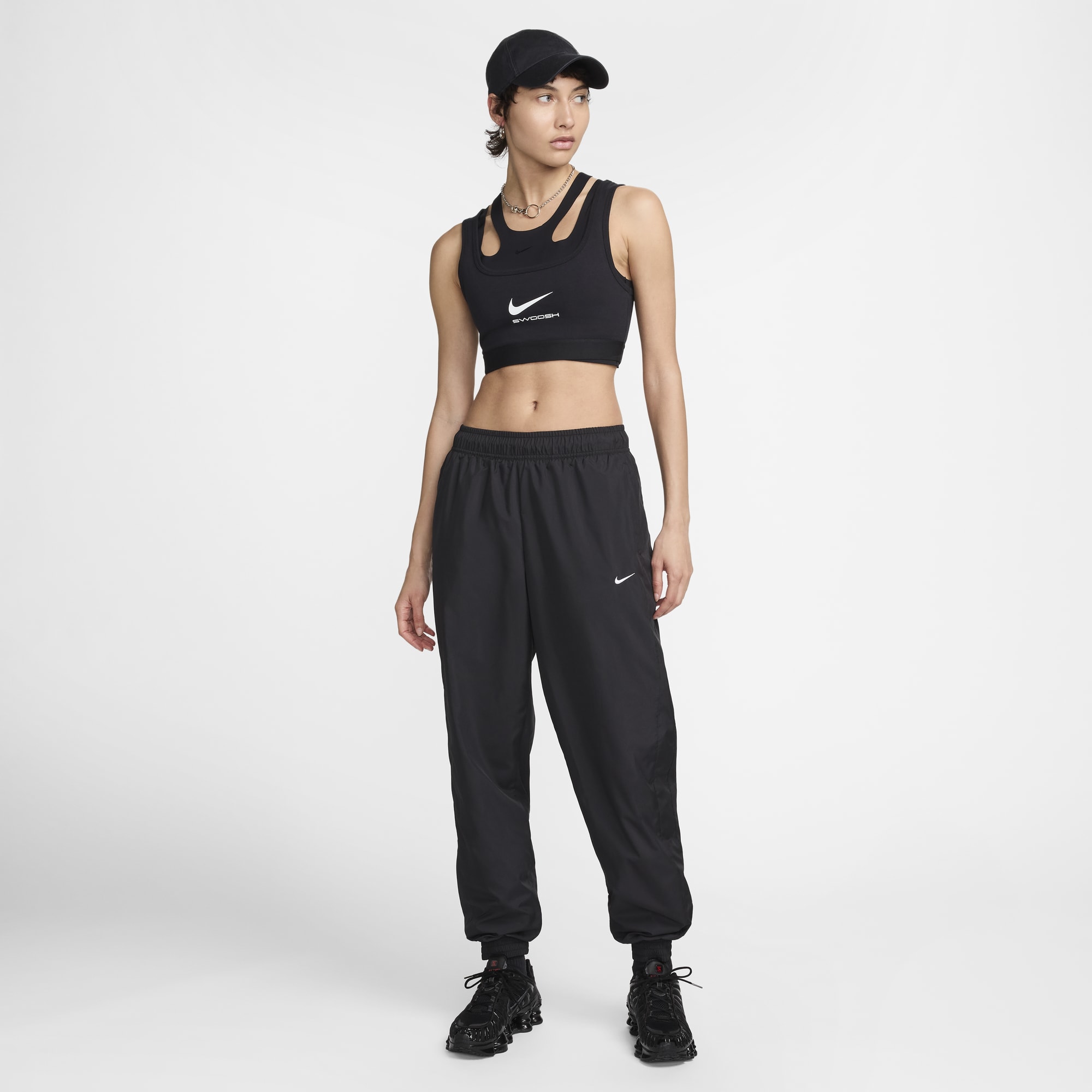 Nike Pantal&oacute;n Sportswear Classic Wovens, NEGRO, hi-res