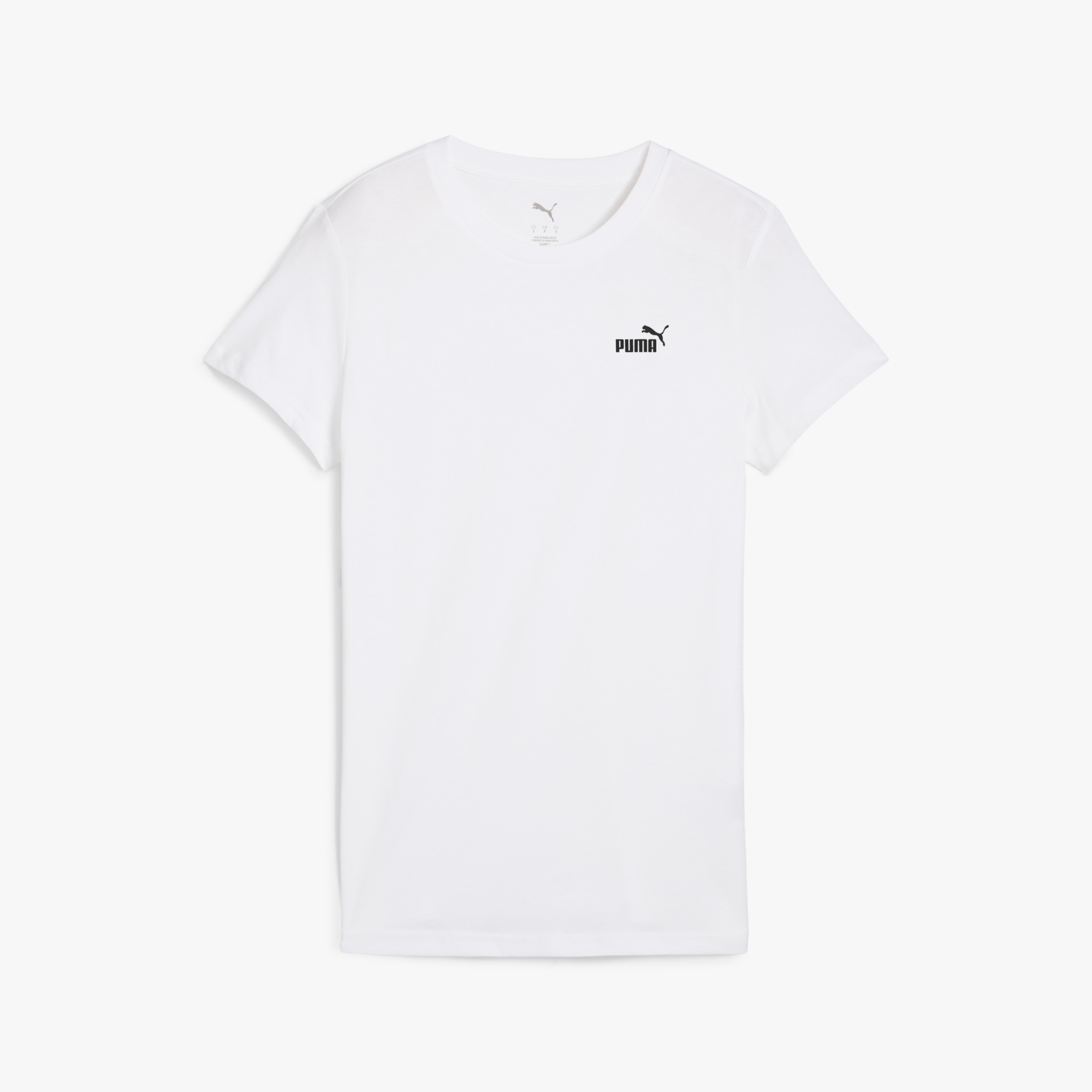 Puma Polera ESS Small No. 1 Logo, BLANCO, hi-res