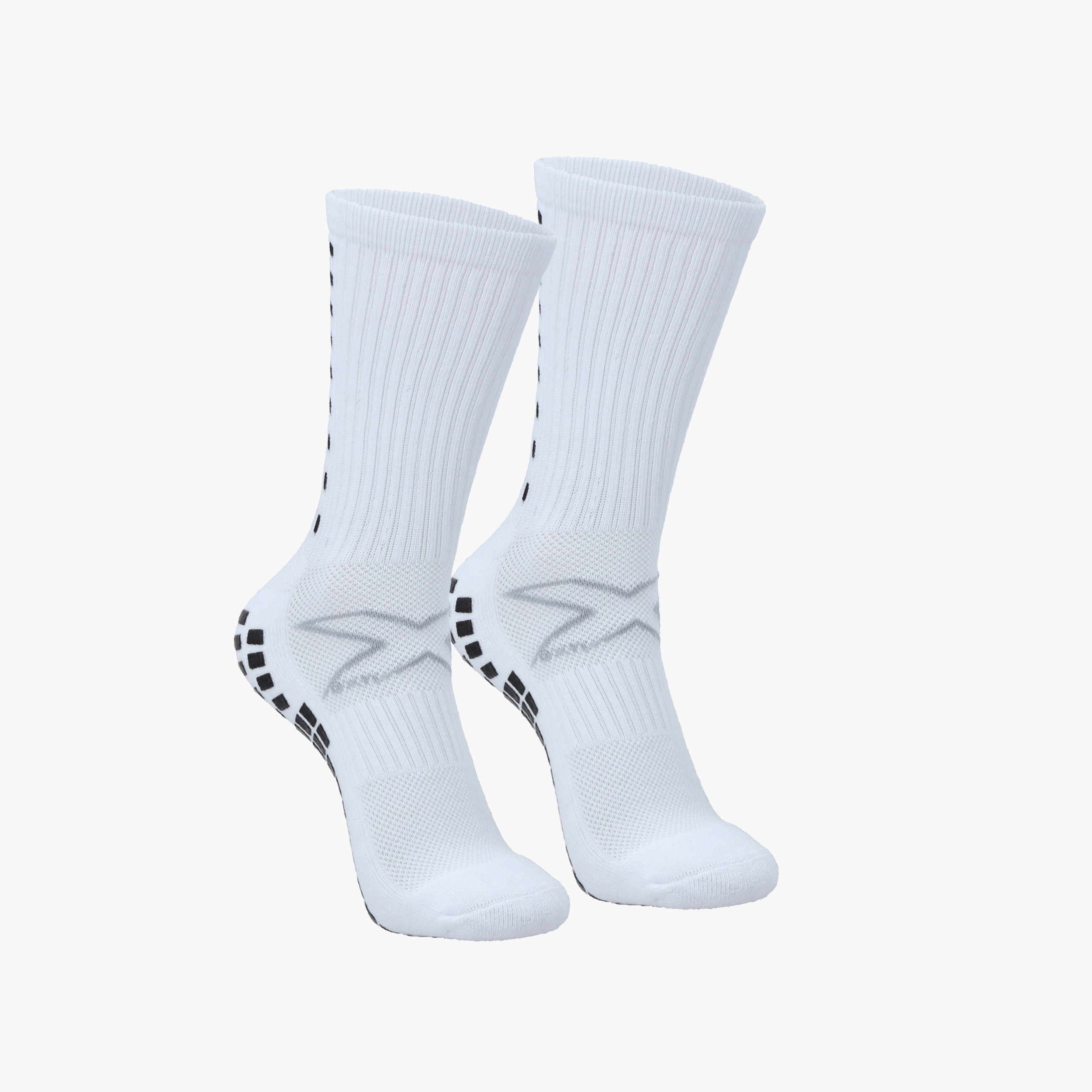 OXN Calcetines Antideslizantes Largos 1 Par, BLANCO, hi-res