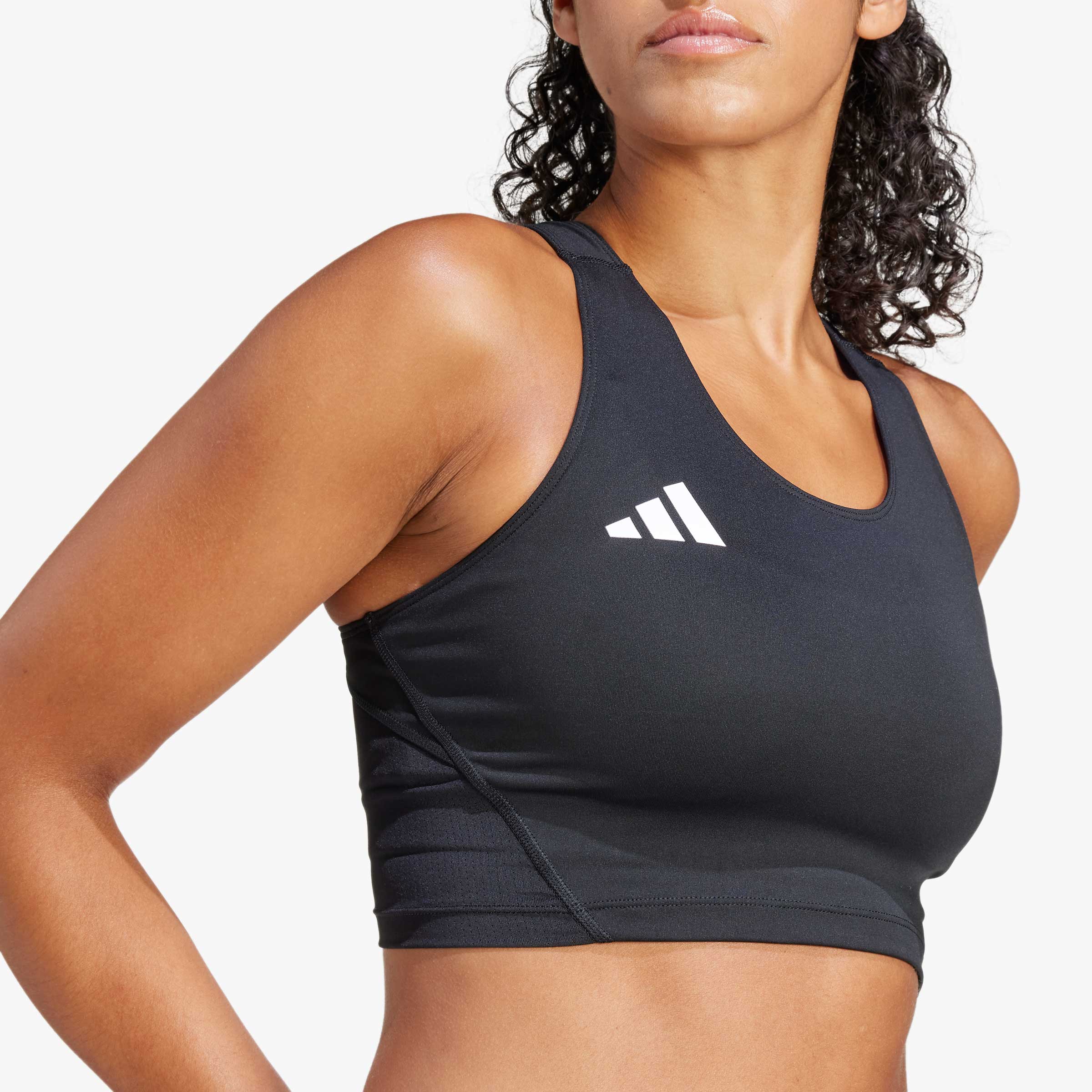 adidas Polera Corta de Running Adizero Essentials, NEGRO, hi-res