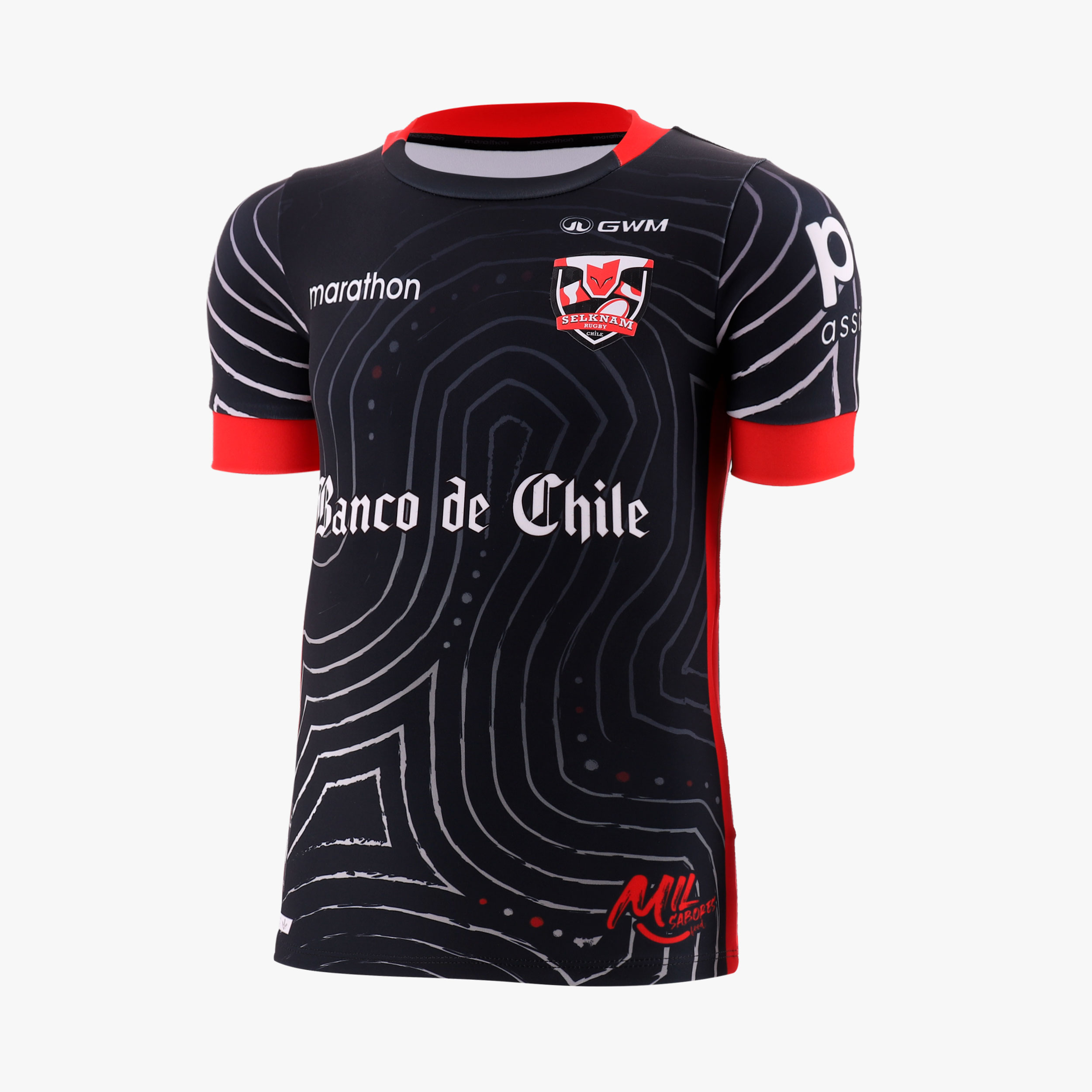 Camiseta Oficial Selknam Rugby 2026, NEGRO, hi-res