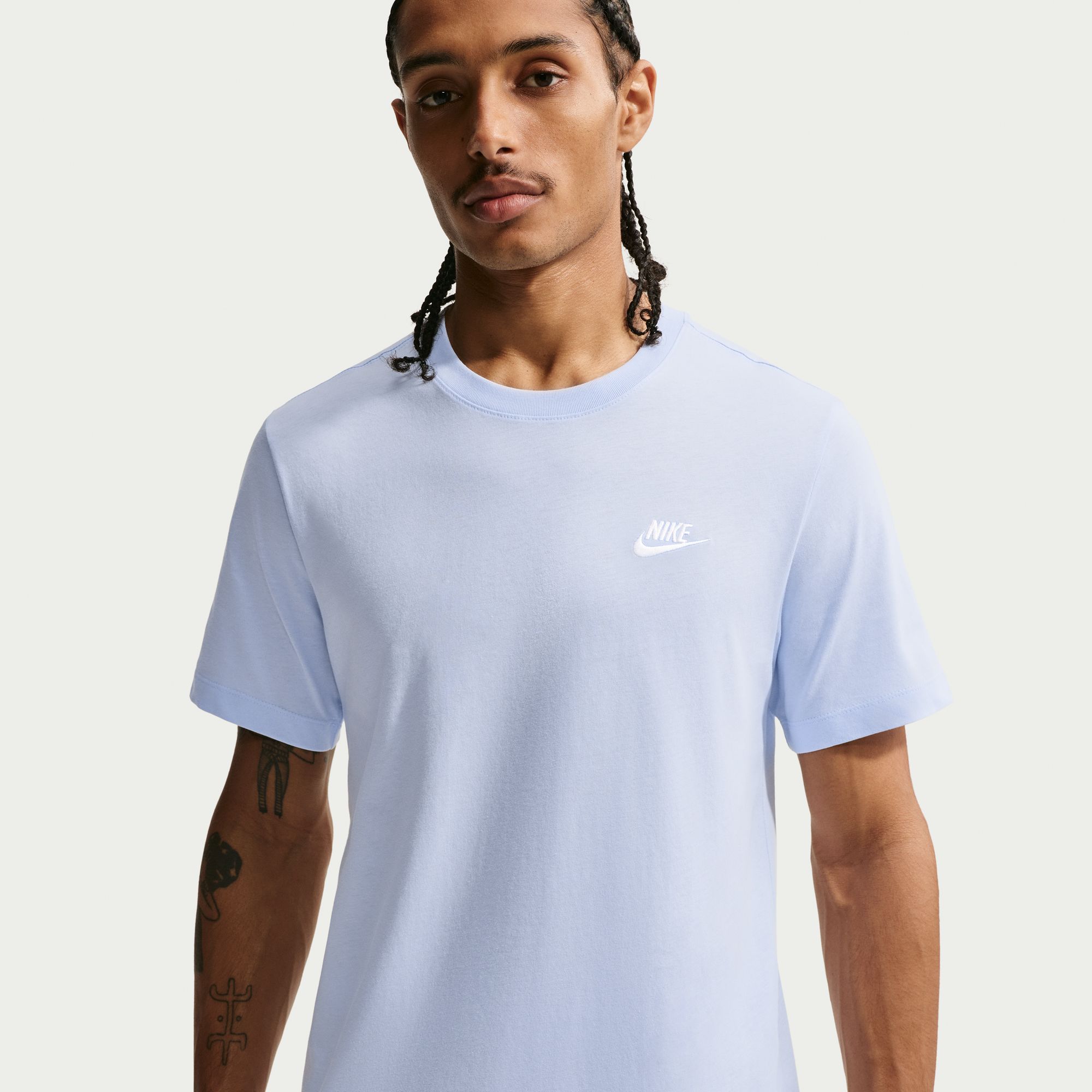 Nike Polera Sportswear Club, AZUL, hi-res