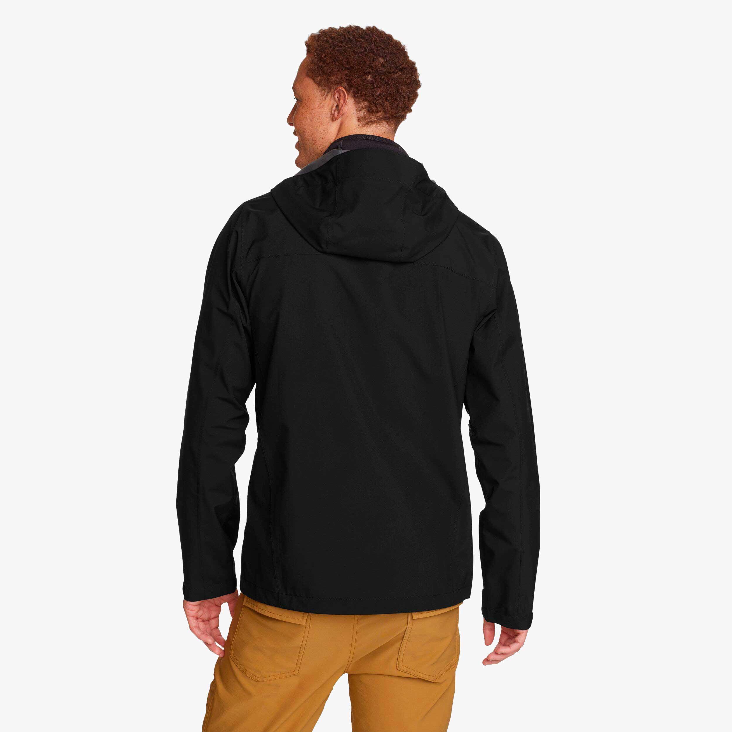 Eddie Bauer Cloud Cap Stretch Rain Jacket, NEGRO, hi-res