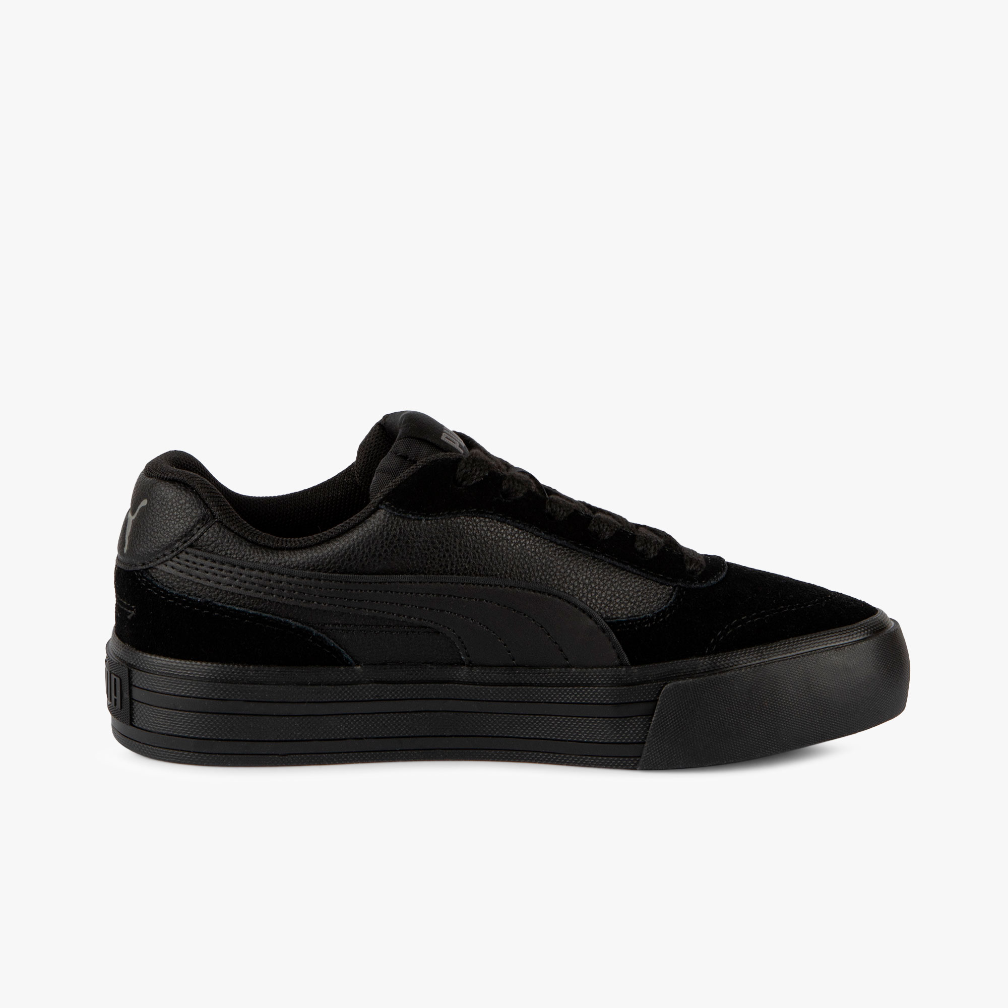 Puma Zapatillas Court Classic Vulc Juvenil, NEGRO, hi-res