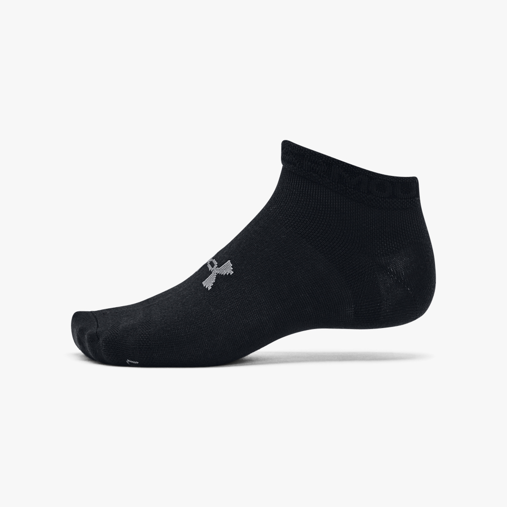 Under Calcetines Armour Essential Cortos 3 Pares, NEGRO, hi-res