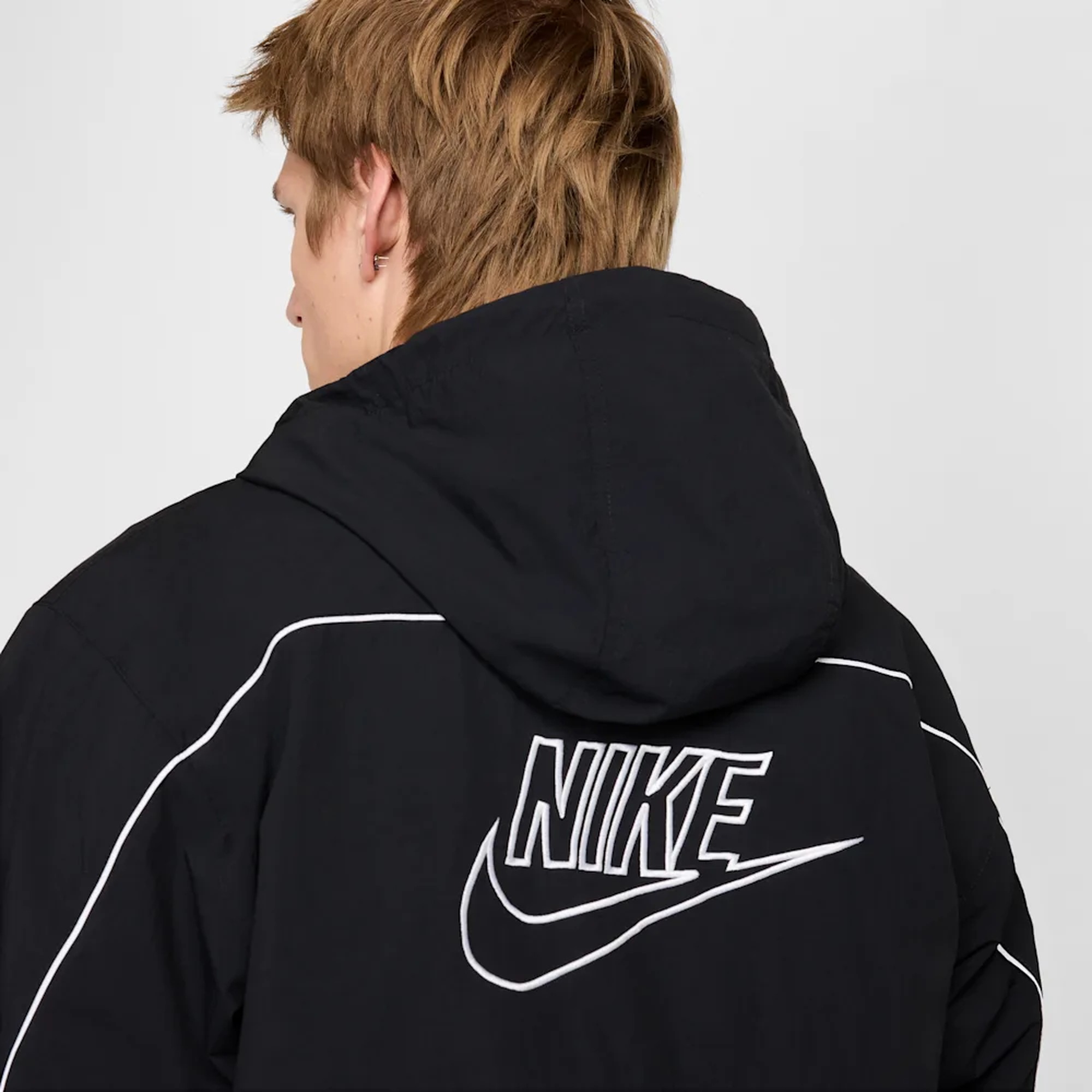 Nike Chaqueta Club, NEGRO, hi-res