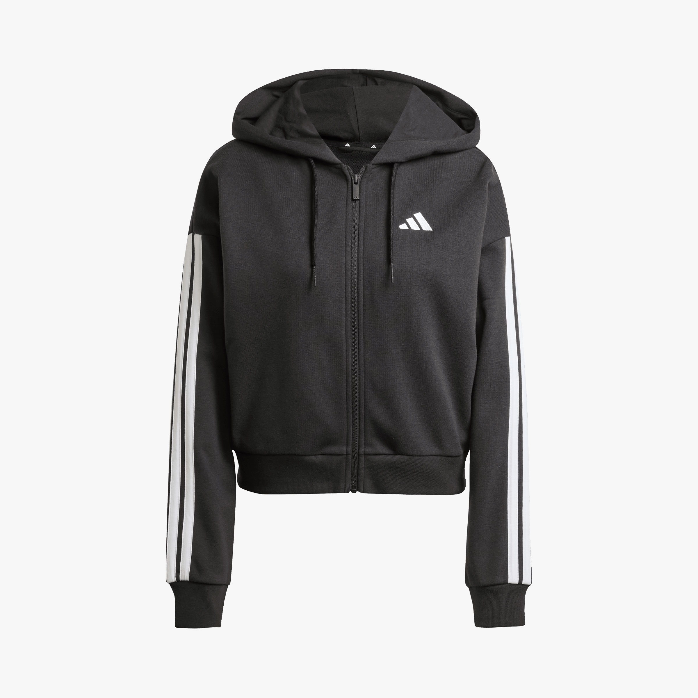 adidas Chaqueta Essentials French Terry 3 bandas, NEGRO, hi-res