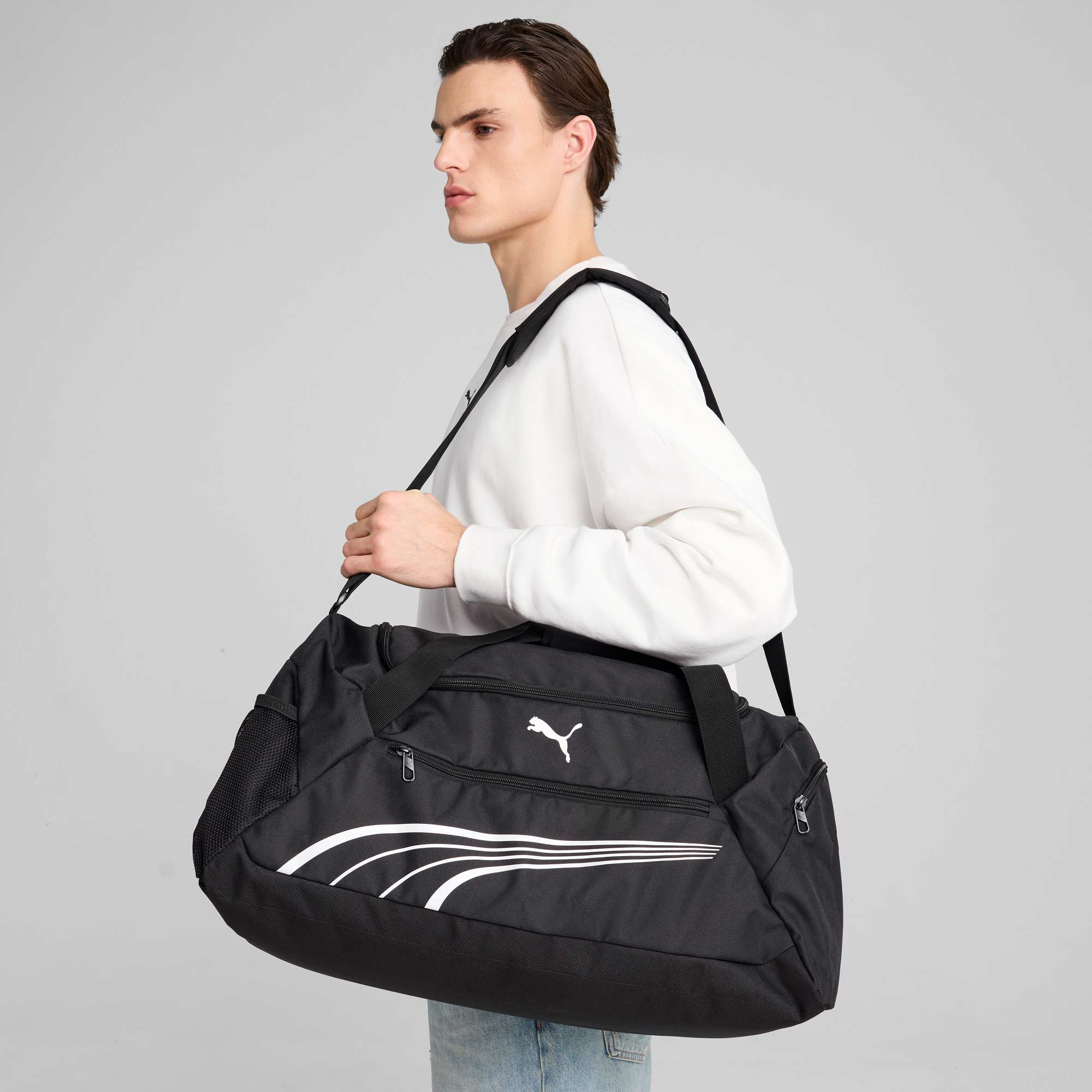 Puma Malet&iacute;n Mediano Fundamental 49 L, NEGRO, hi-res