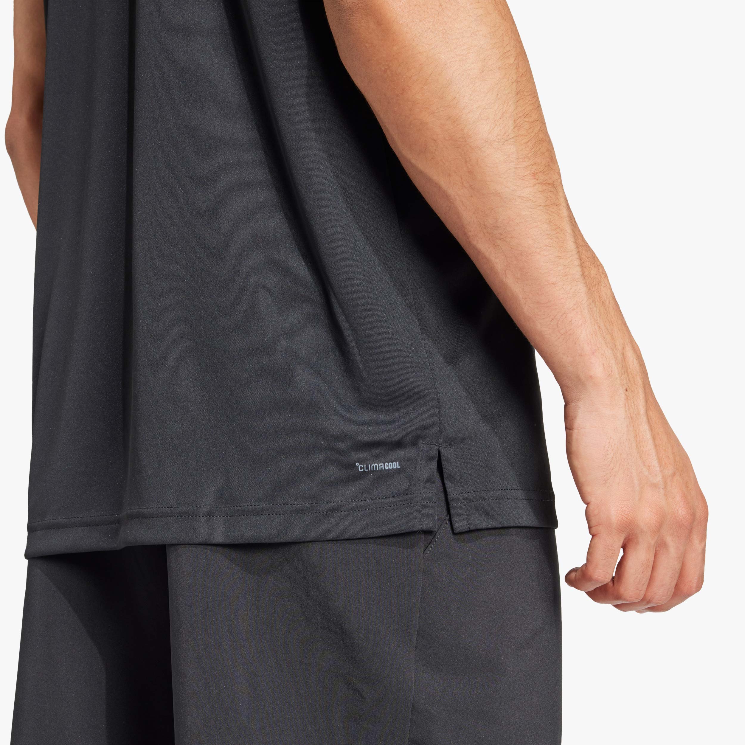 adidas Polera Club Tennis 3 bandas, NEGRO, hi-res