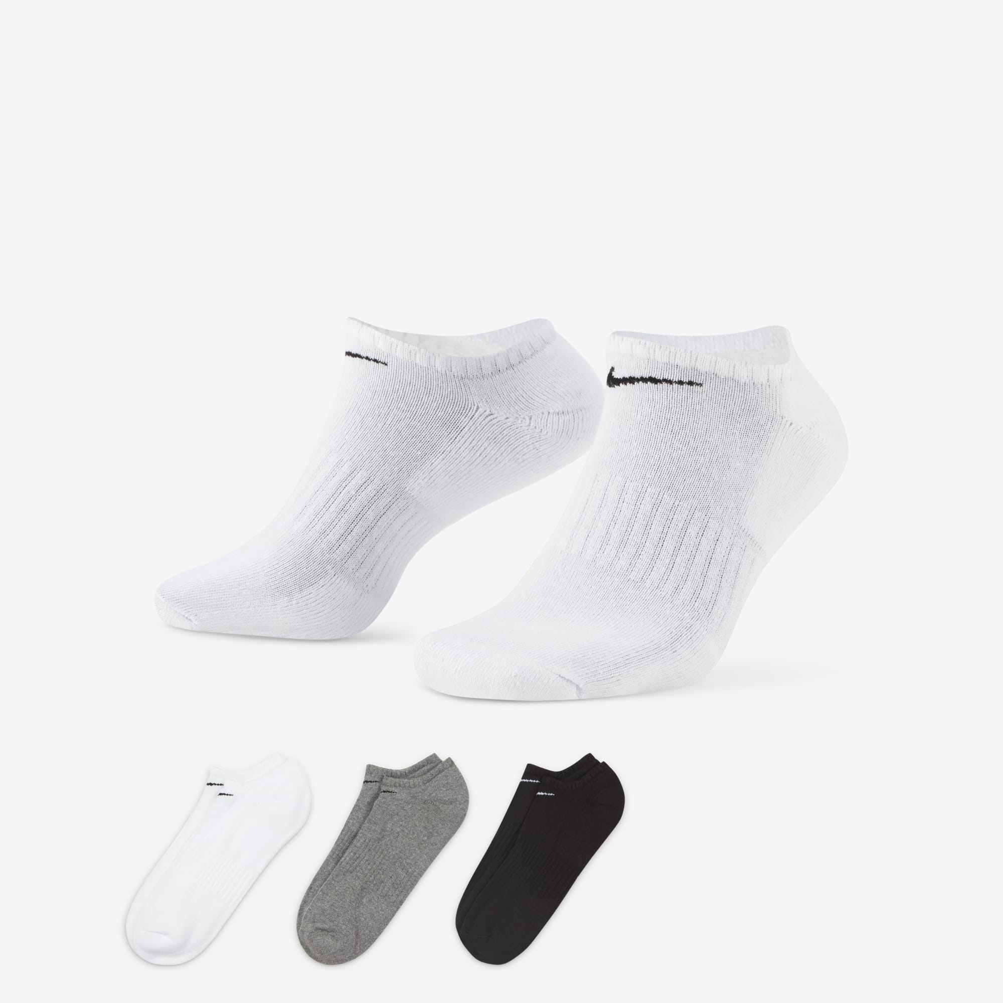 Nike Everyday Cushioned Invisibles 3 Pares, SURTIDO, hi-res