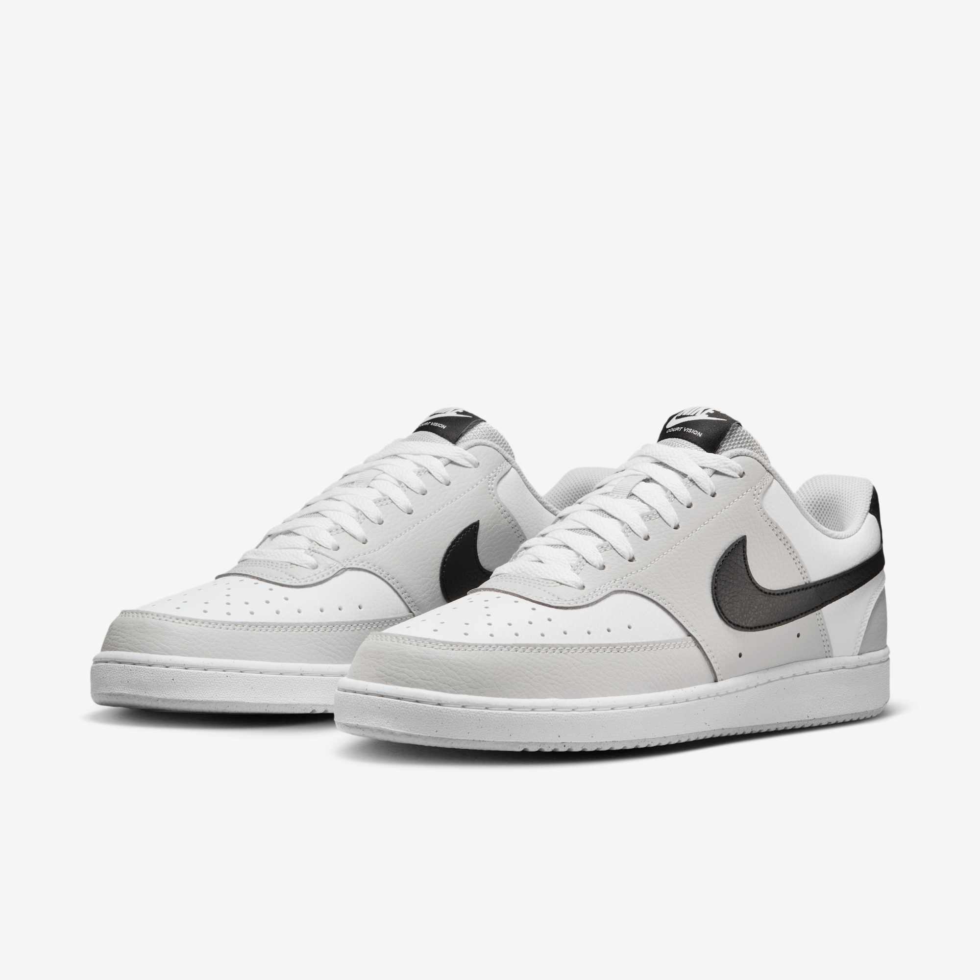 Nike Court Vision Low, NEGRO, hi-res