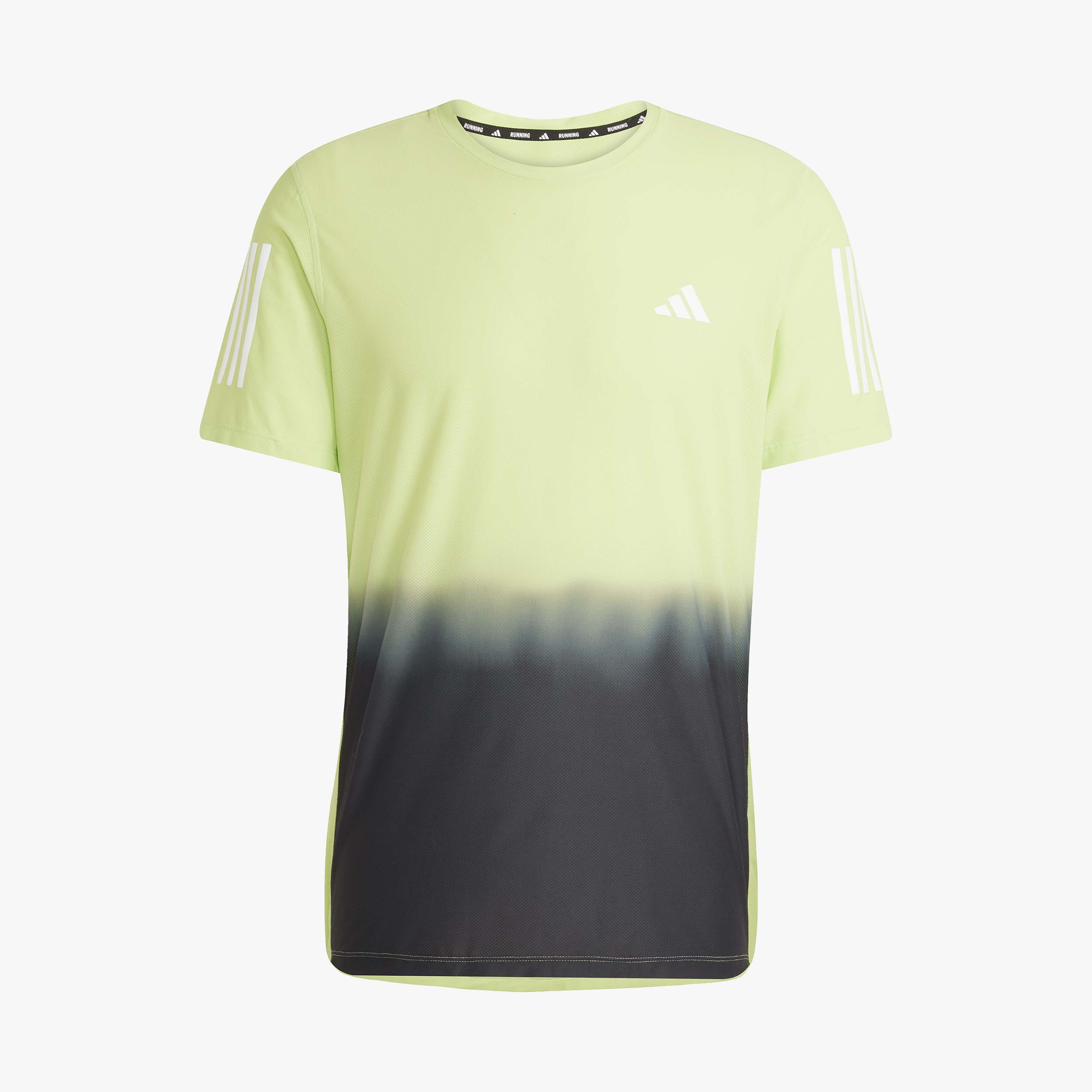 adidas Polera Own the Run CLIMACOOL Colorblock, VERDE, hi-res