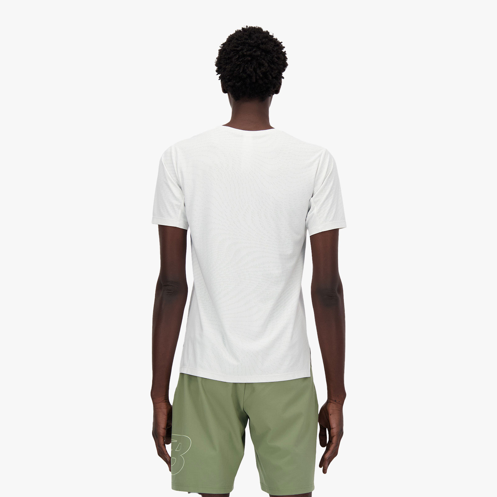 New Balance Polera Athletics Jacquard, GRIS, hi-res
