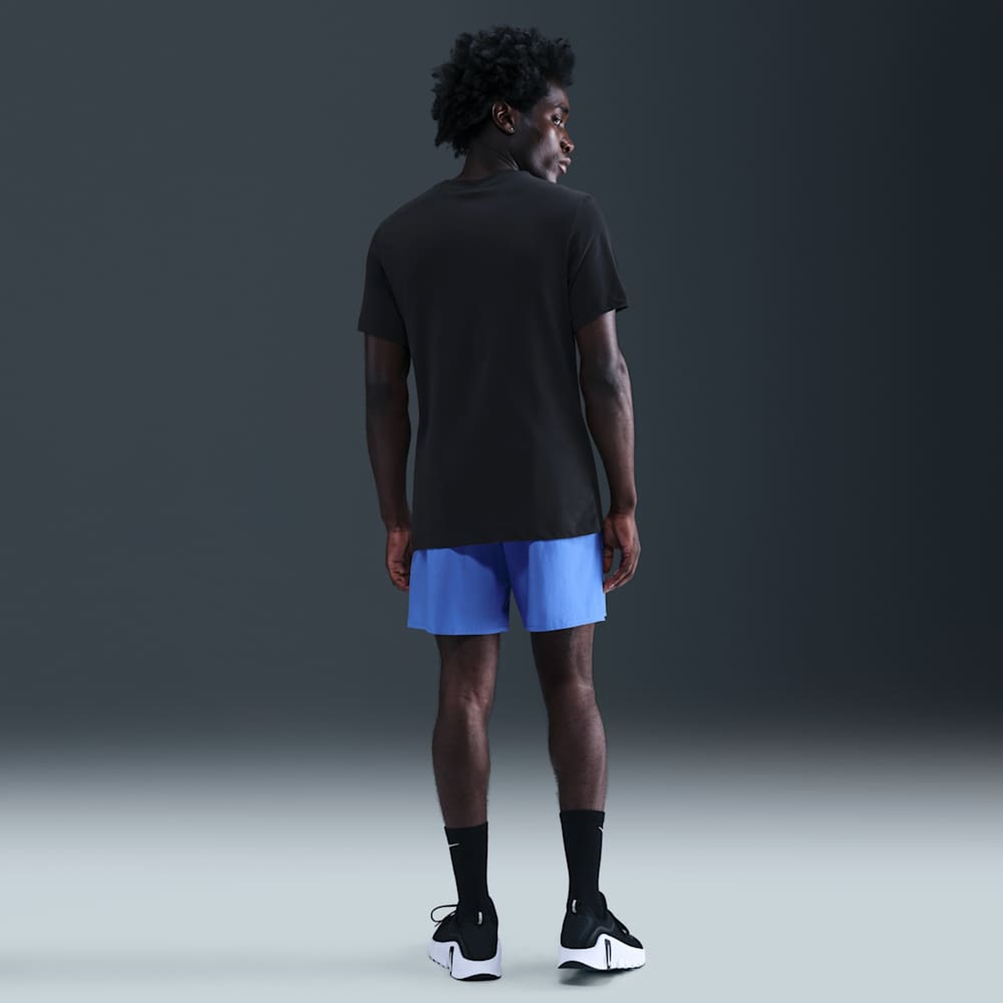 Nike Polera Manga Corta Dri-FIT, NEGRO, hi-res