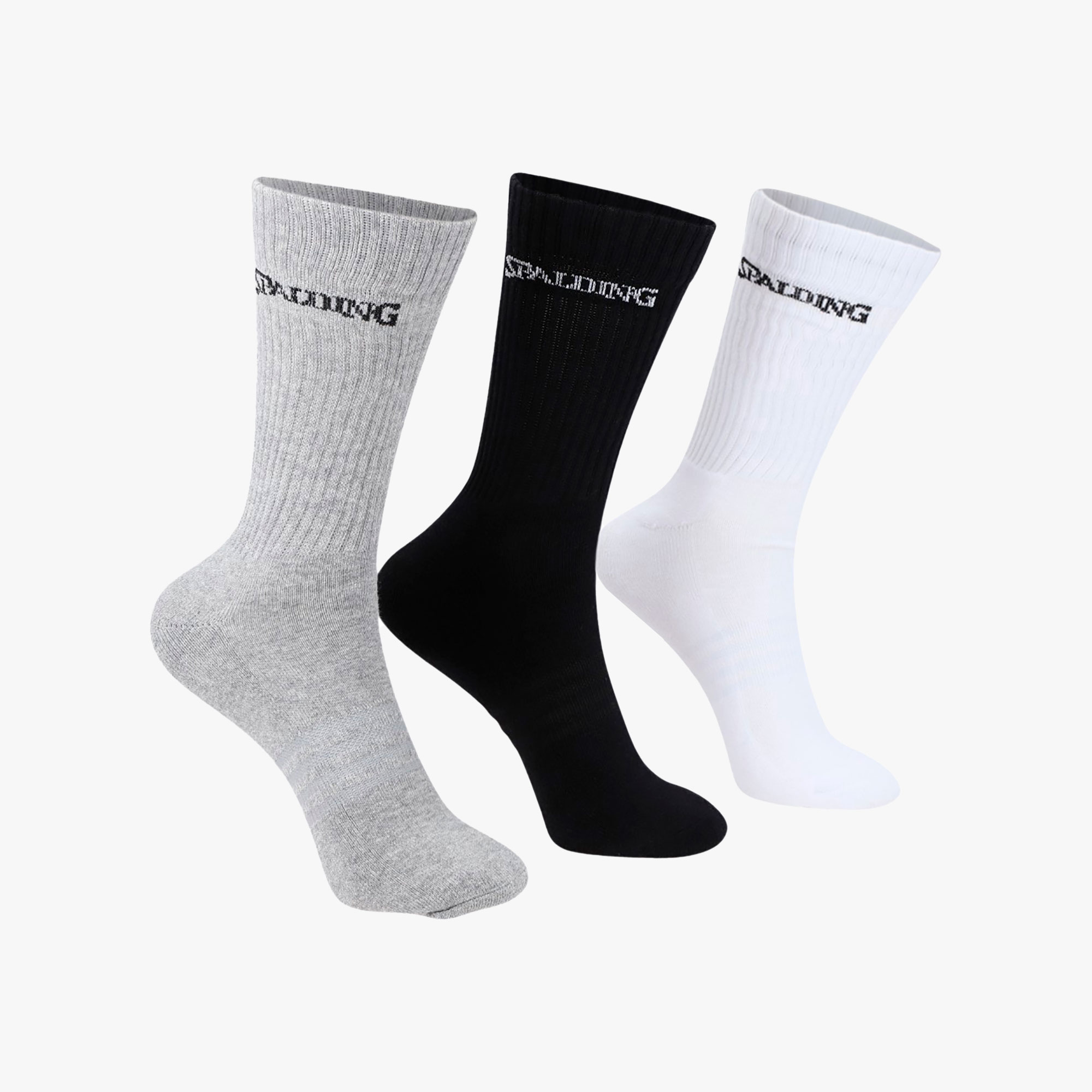 Spalding Calcetines Largos 3 Pares, SURTIDO, hi-res