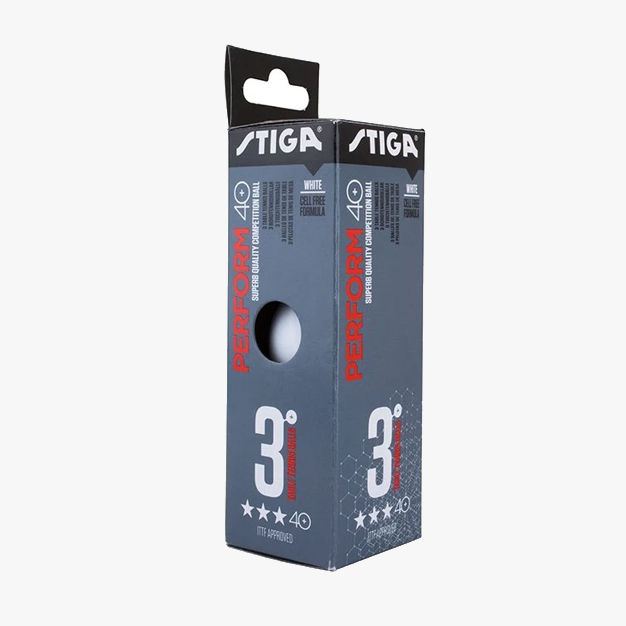Stiga Pelota Perform 3 Pack, BLANCO, hi-res
