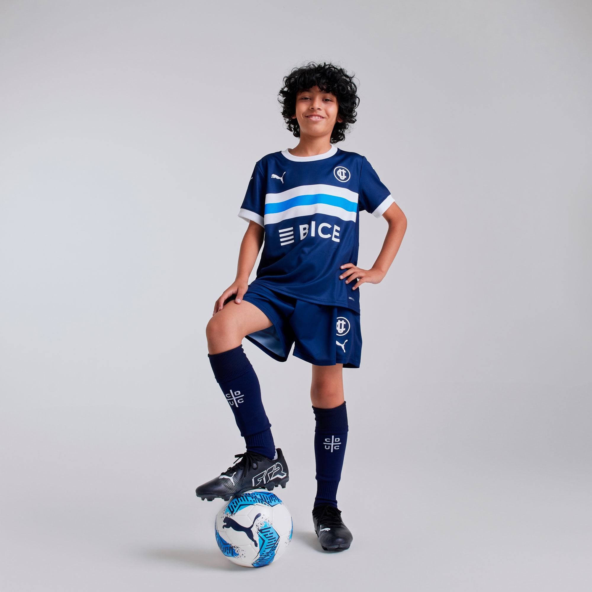 Puma Camiseta Universidad Católica Juvenil 2025, AZUL, hi-res