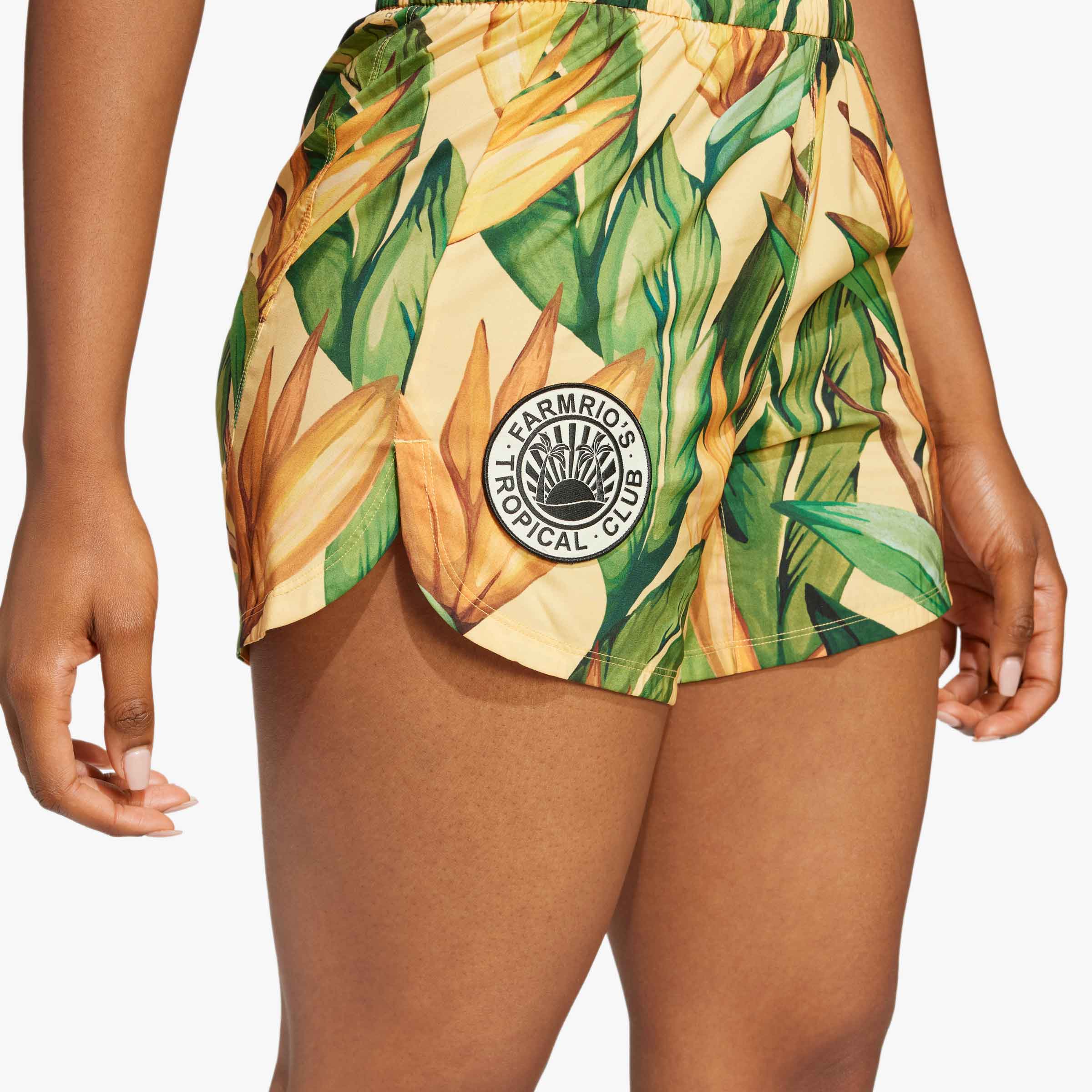 adidas Shorts Pacer x FARM Rio, VERDE, hi-res