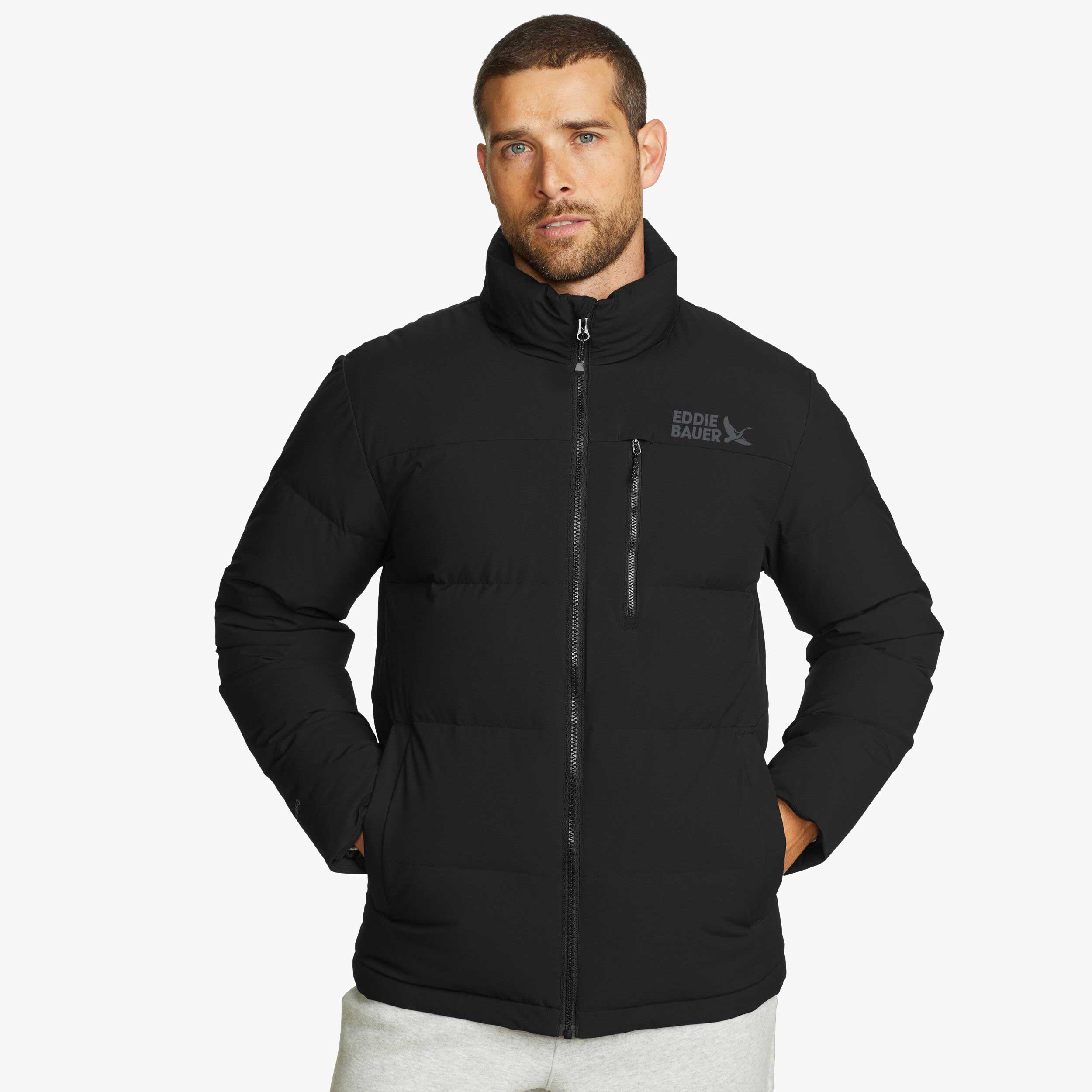 Eddie Bauer Essential Down Jkt, NEGRO, hi-res