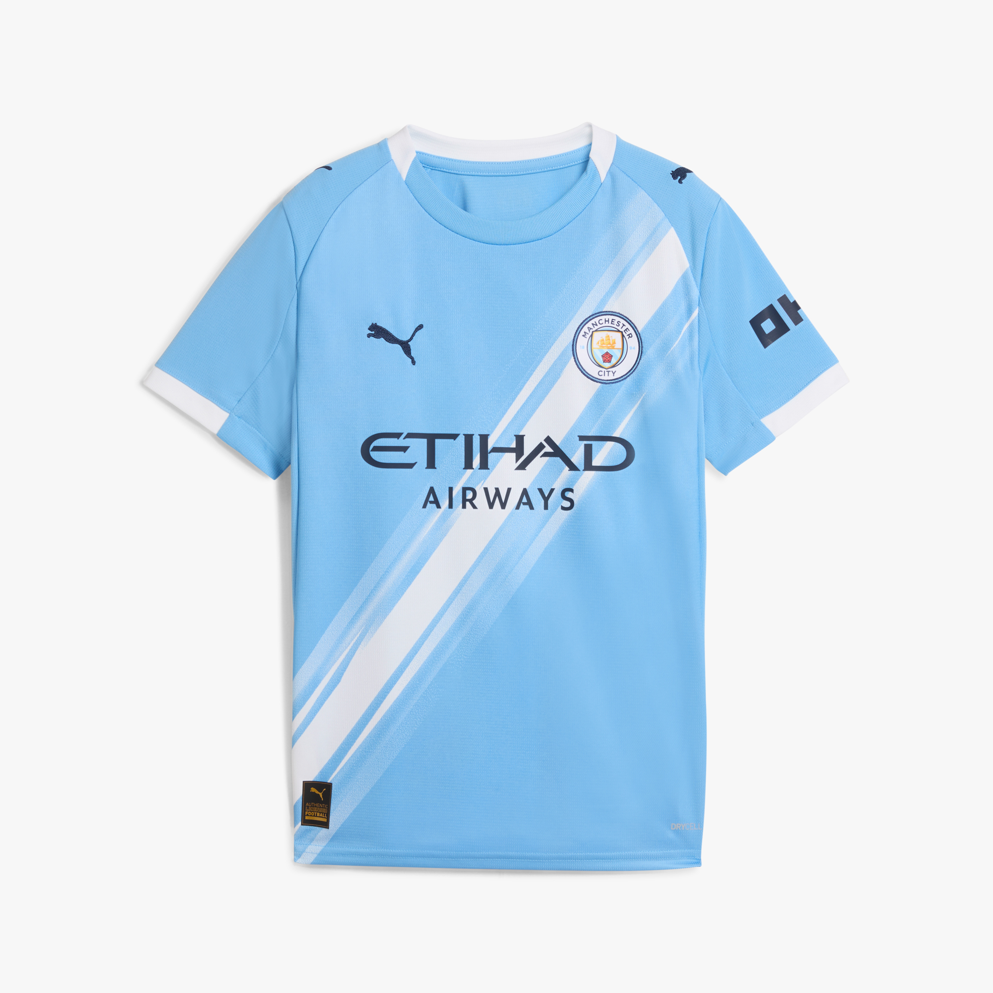 Puma Camiseta Manchester City 25/26 Local Juvenil, AZUL, hi-res