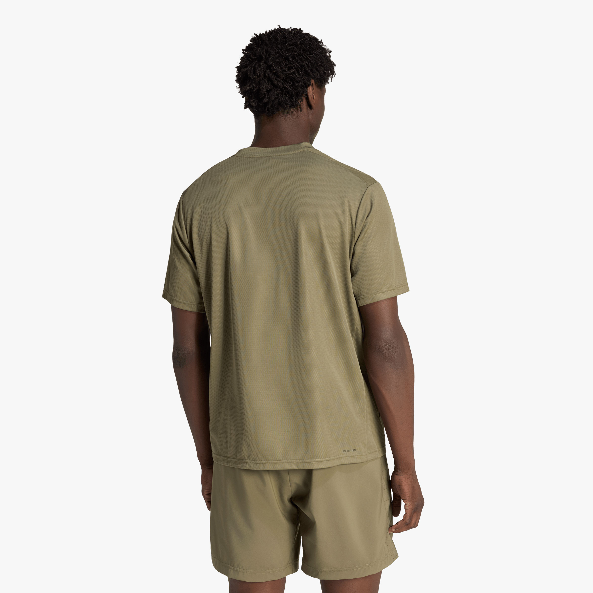 adidas Polera B&aacute;sica Workout Essentials, VERDE, hi-res