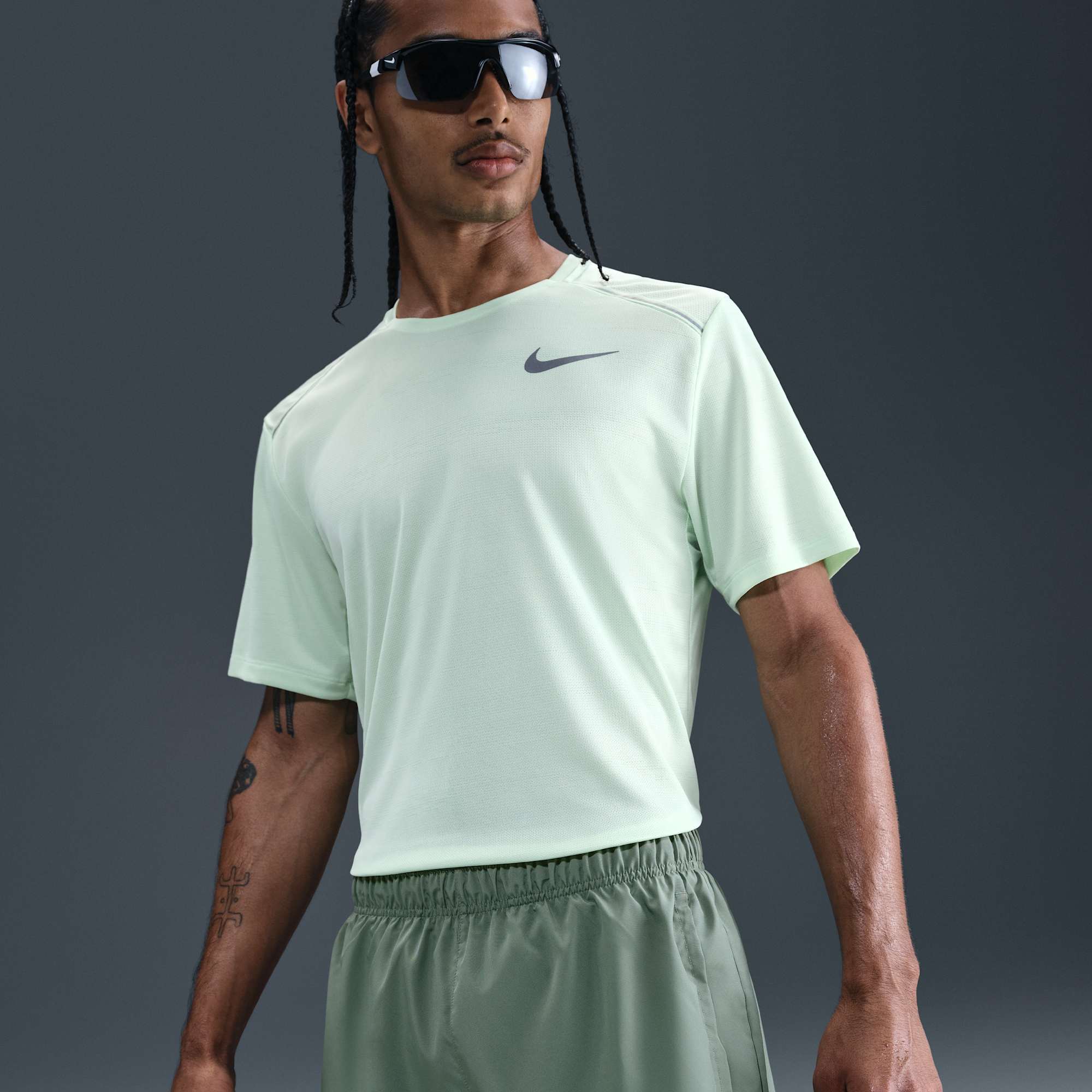Nike Shorts Challenger, VERDE, hi-res