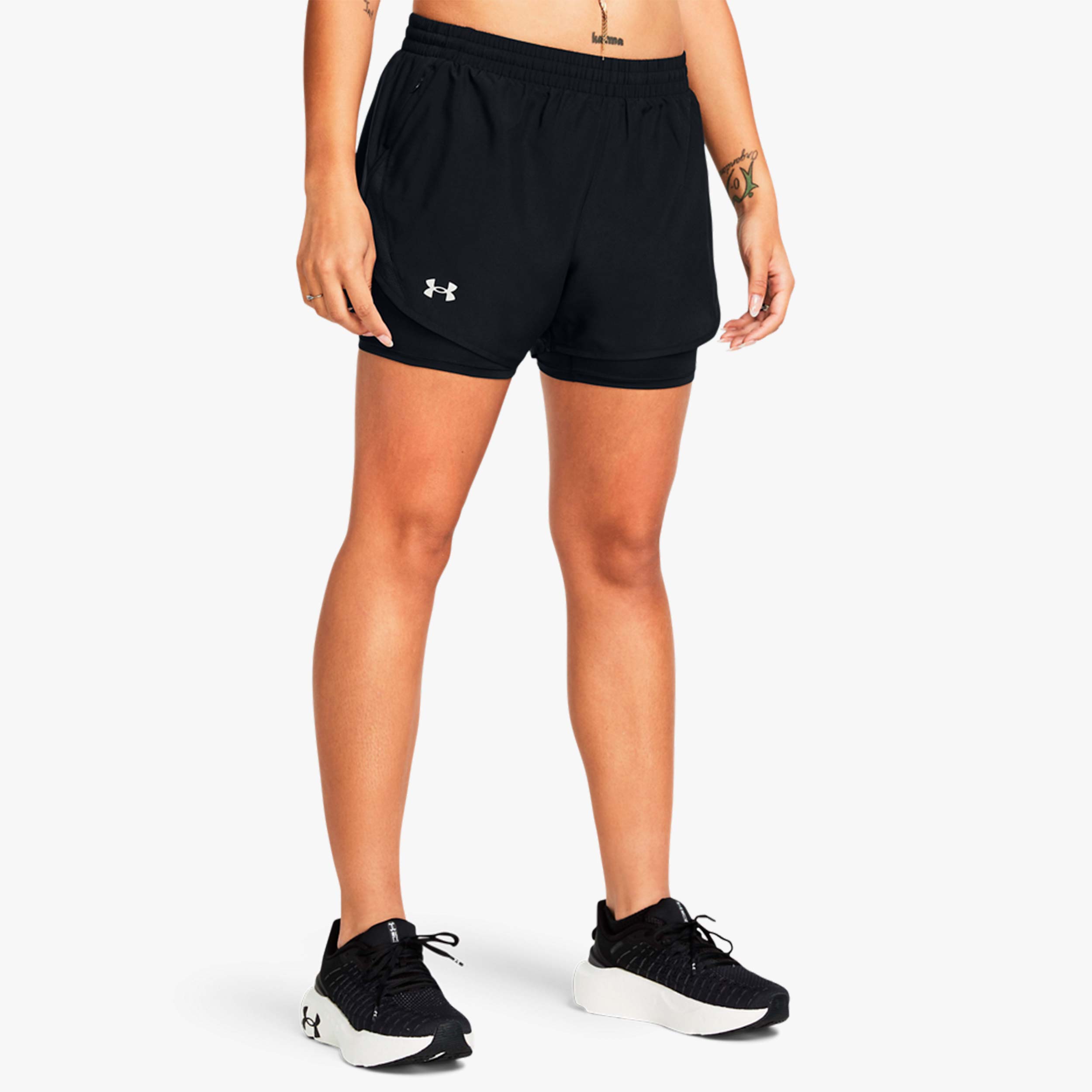 Under Armour Shorts Short Fly-By, NEGRO, hi-res