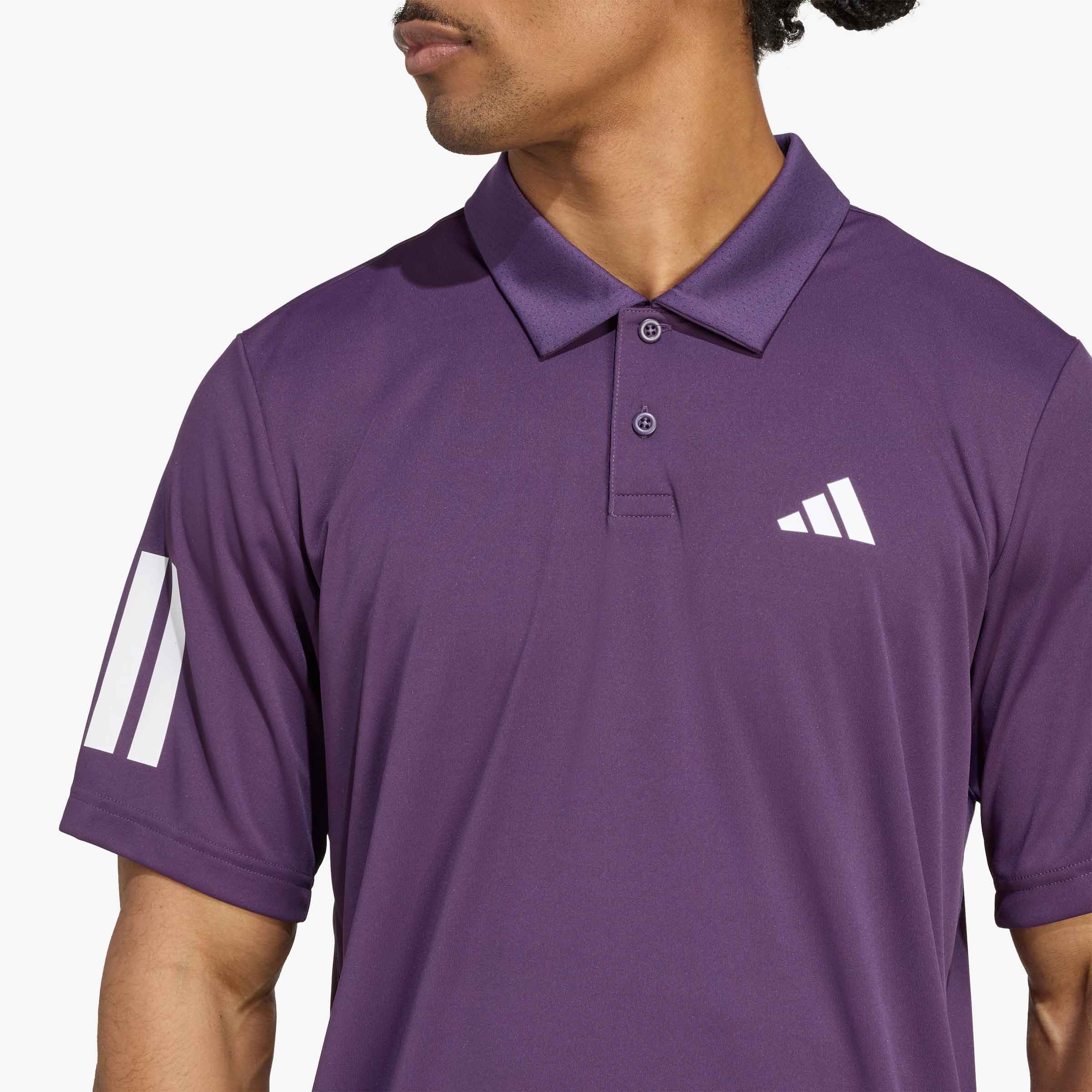 adidas Polera Cuello Camisa Club de Tenis 3 Tiras Climacol, SURTIDO, hi-res