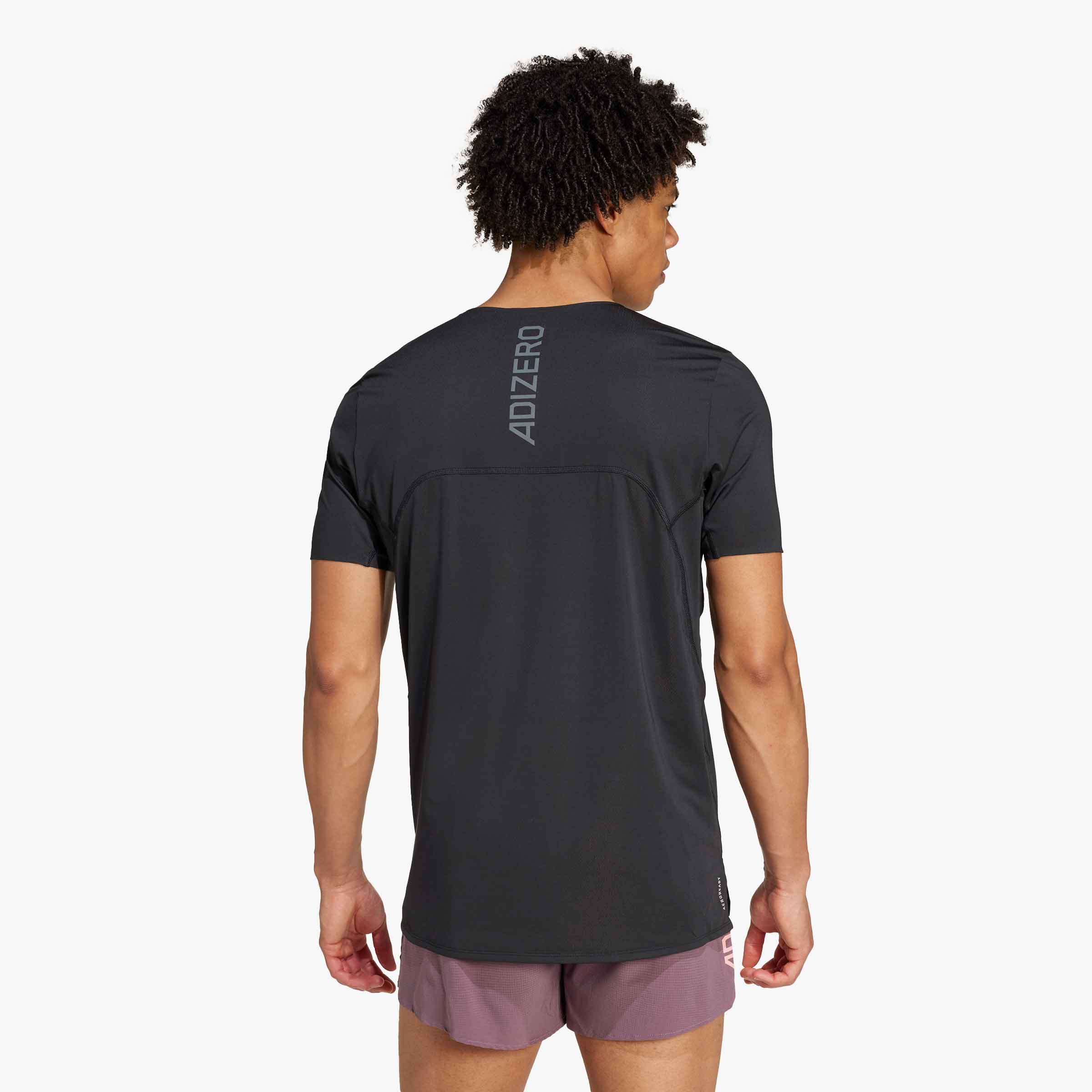adidas Polera Adizero Running, NEGRO, hi-res