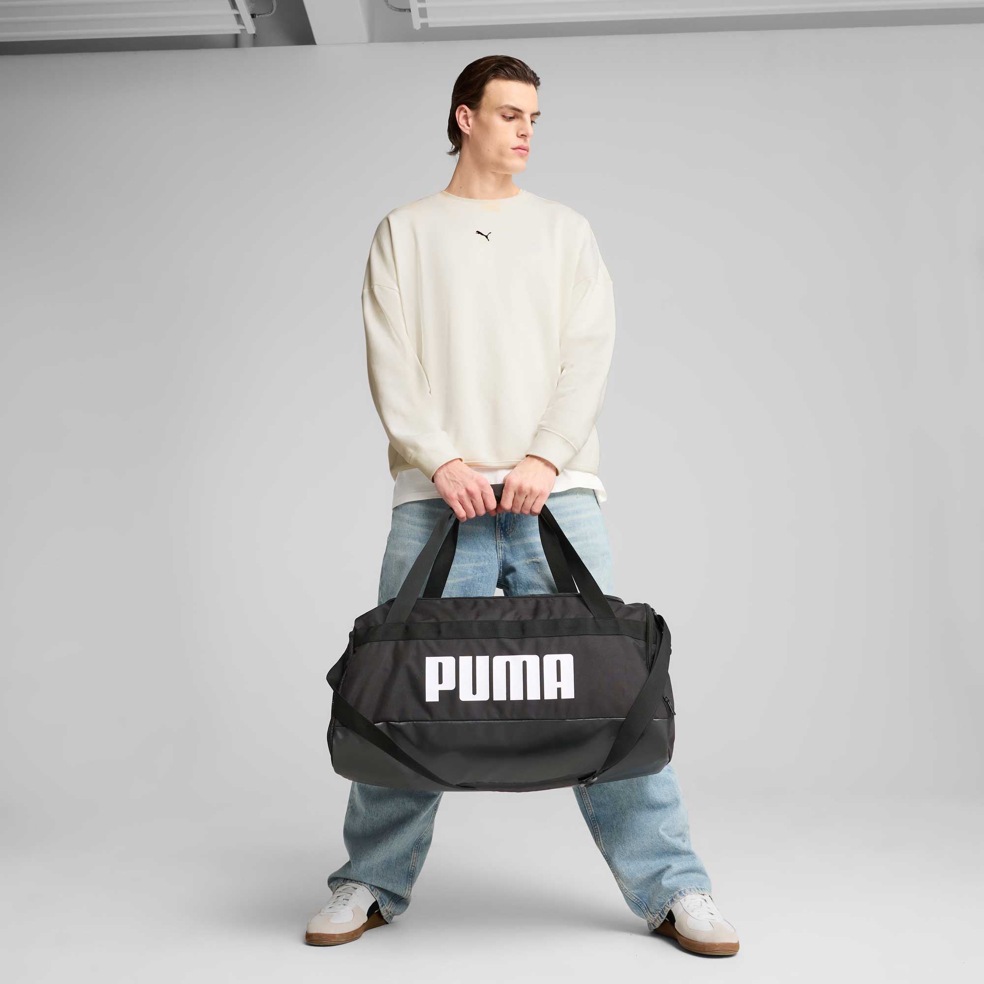 Puma Maleta Deportiva Mediana Challenger, NEGRO, hi-res