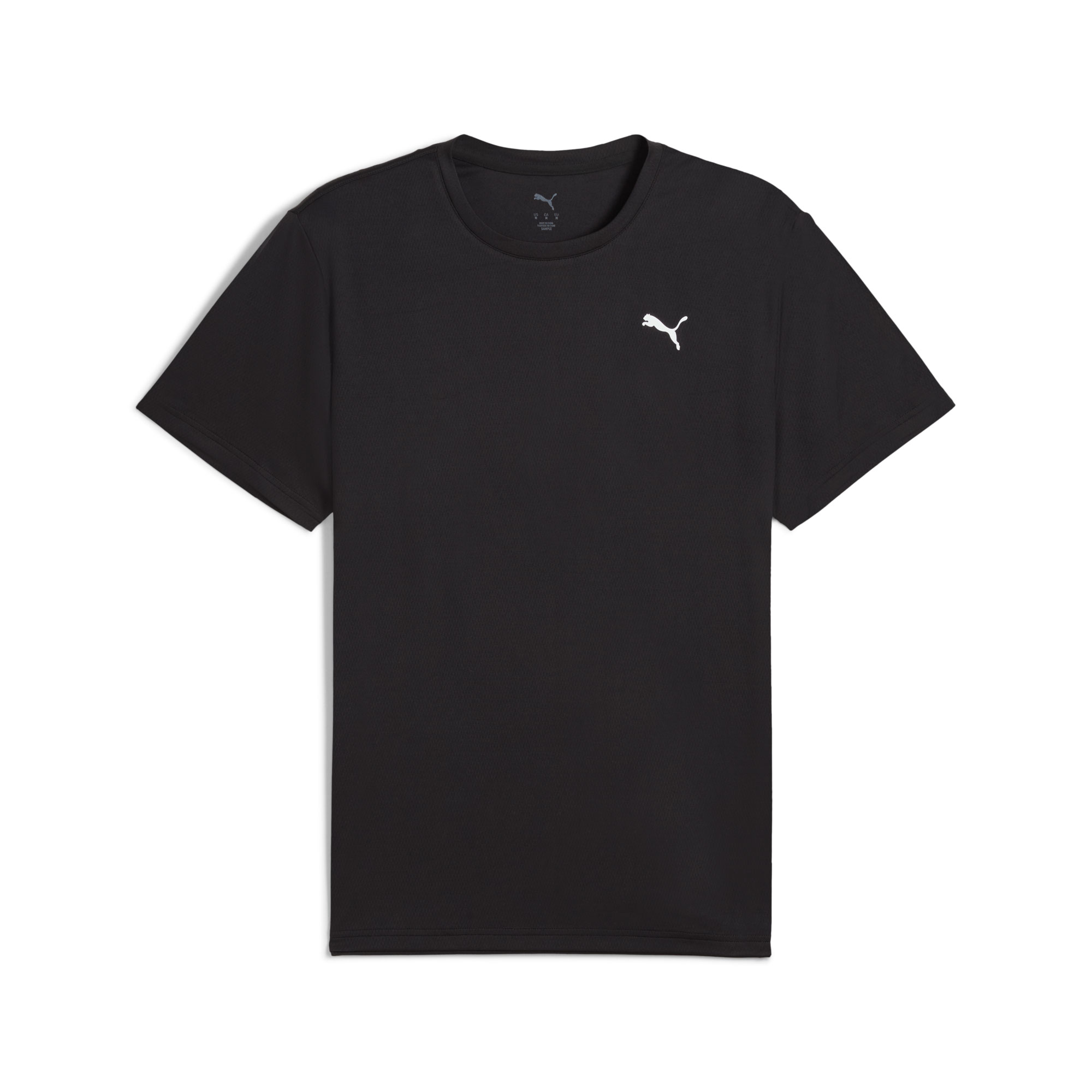 Puma Polera TAD Essentials Texture Poly, NEGRO, hi-res
