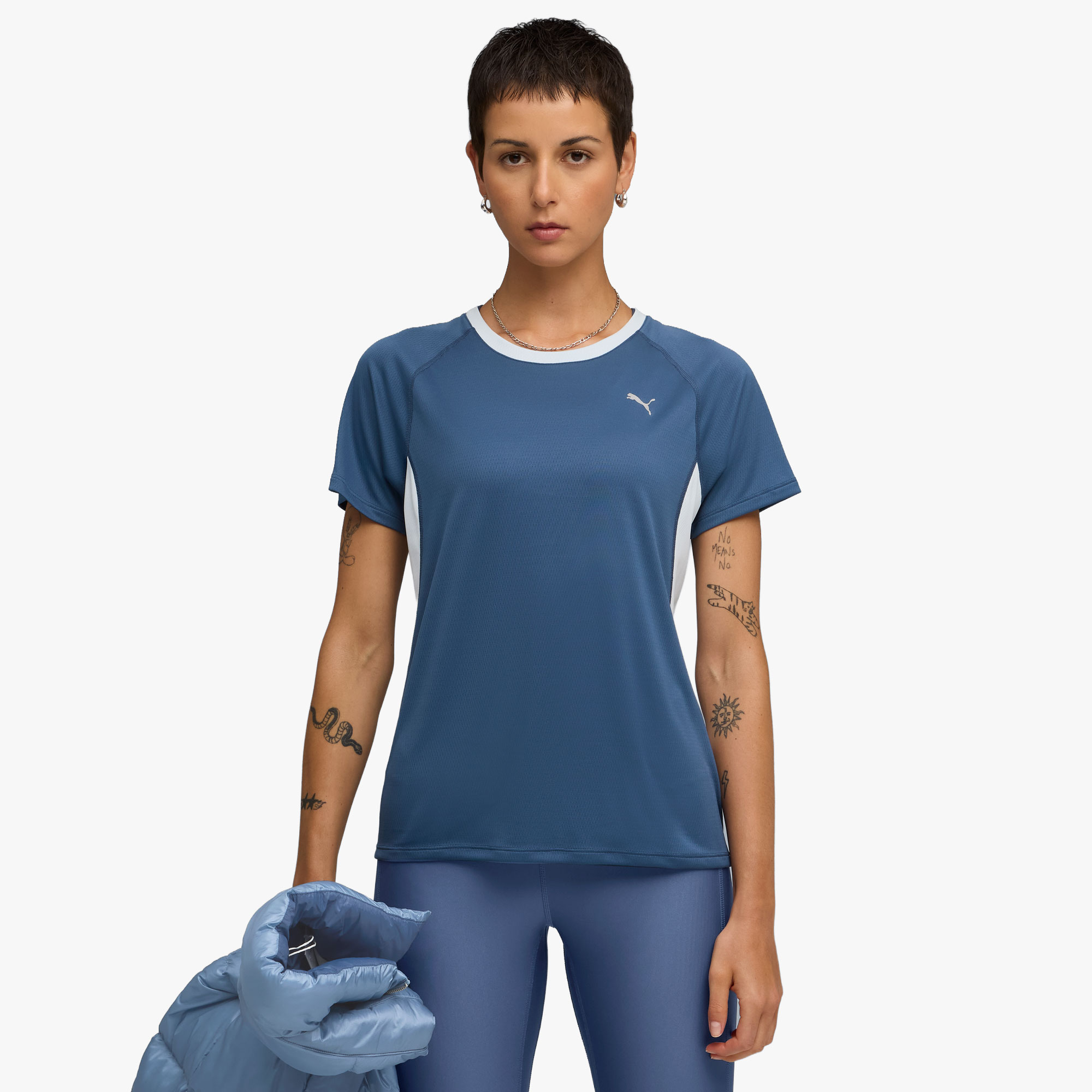 Puma Polera de Running VELOCITY II, AZUL, hi-res
