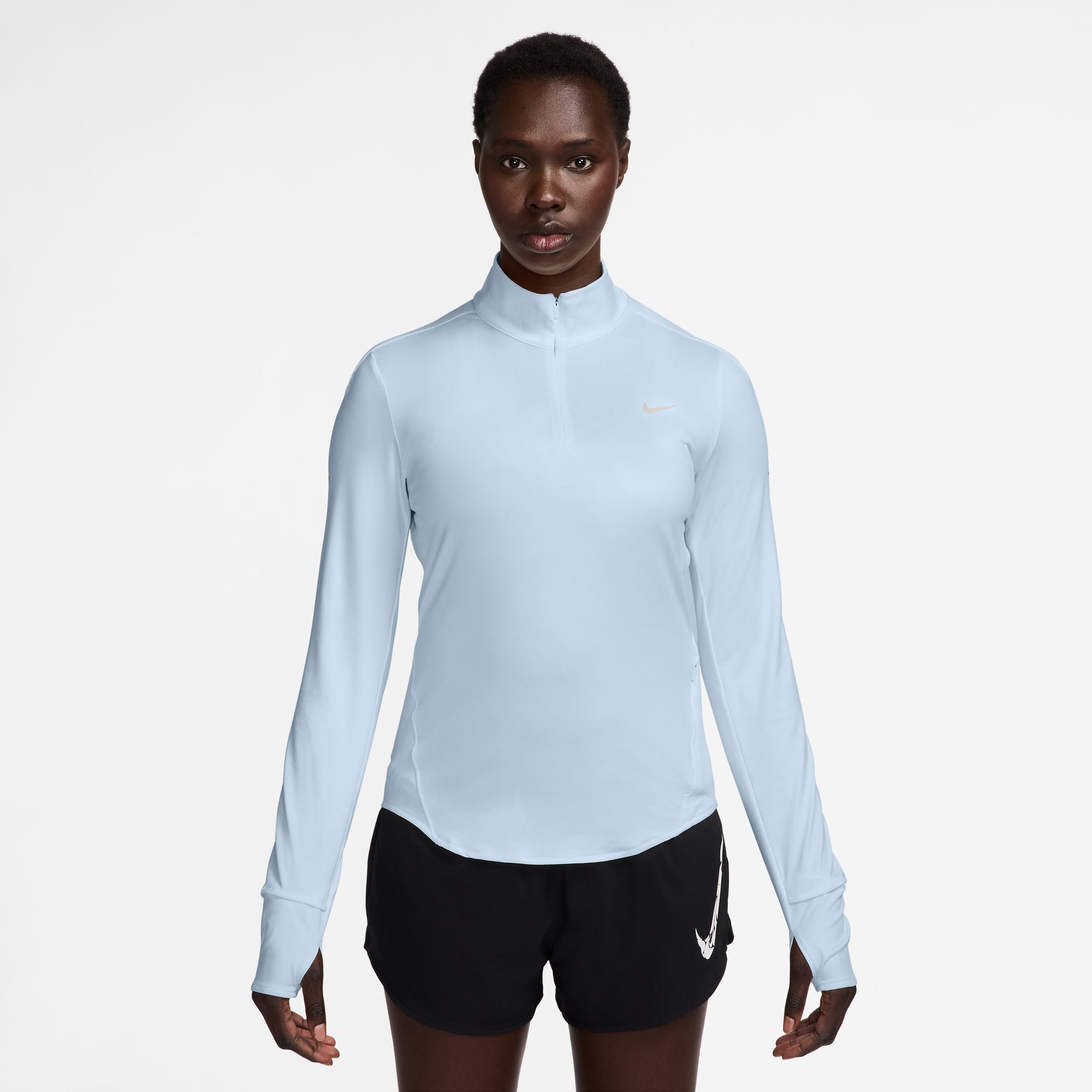 Nike Polera Swift, AZUL, hi-res