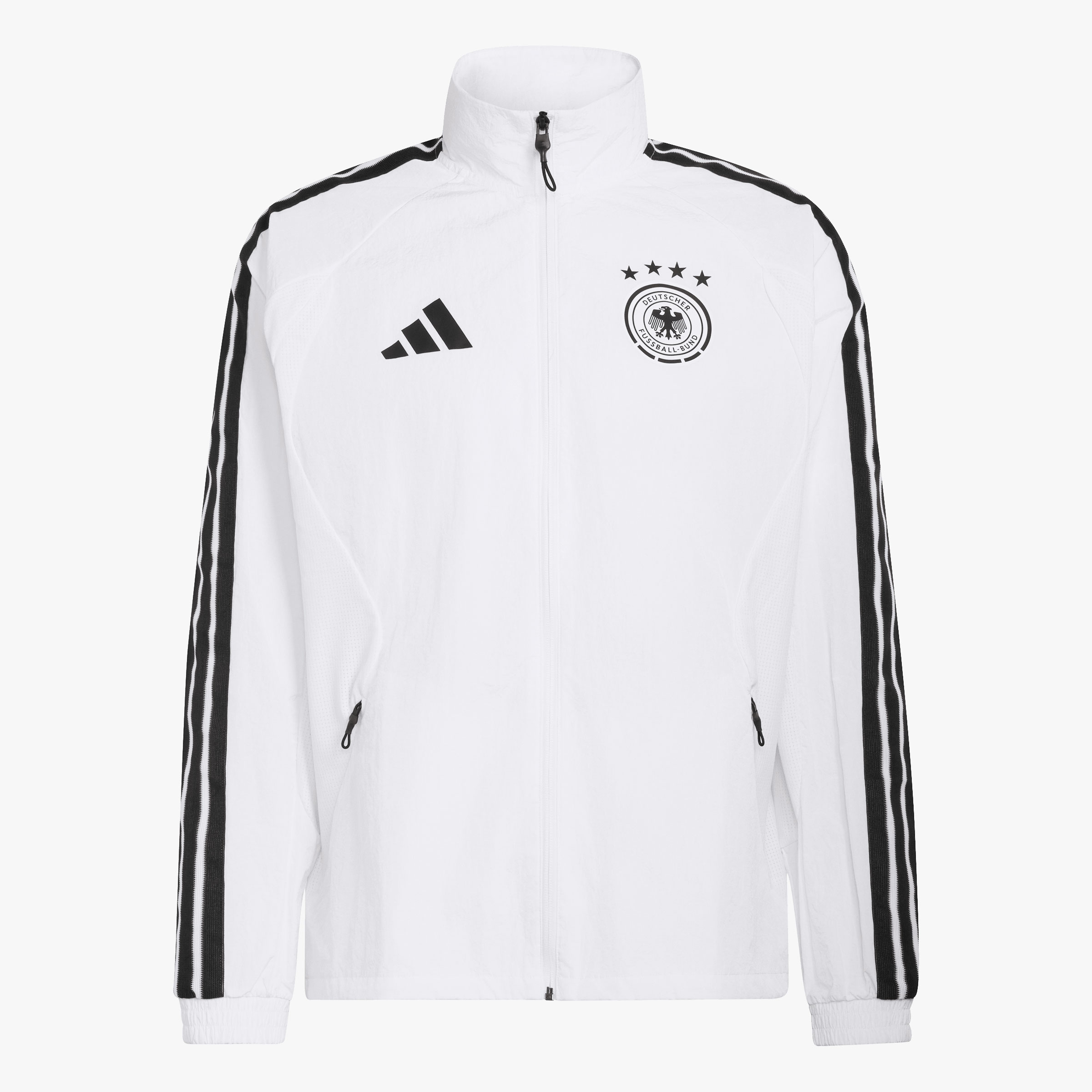 adidas Chaqueta Local Alemania 2026 Himno, BLANCO, hi-res