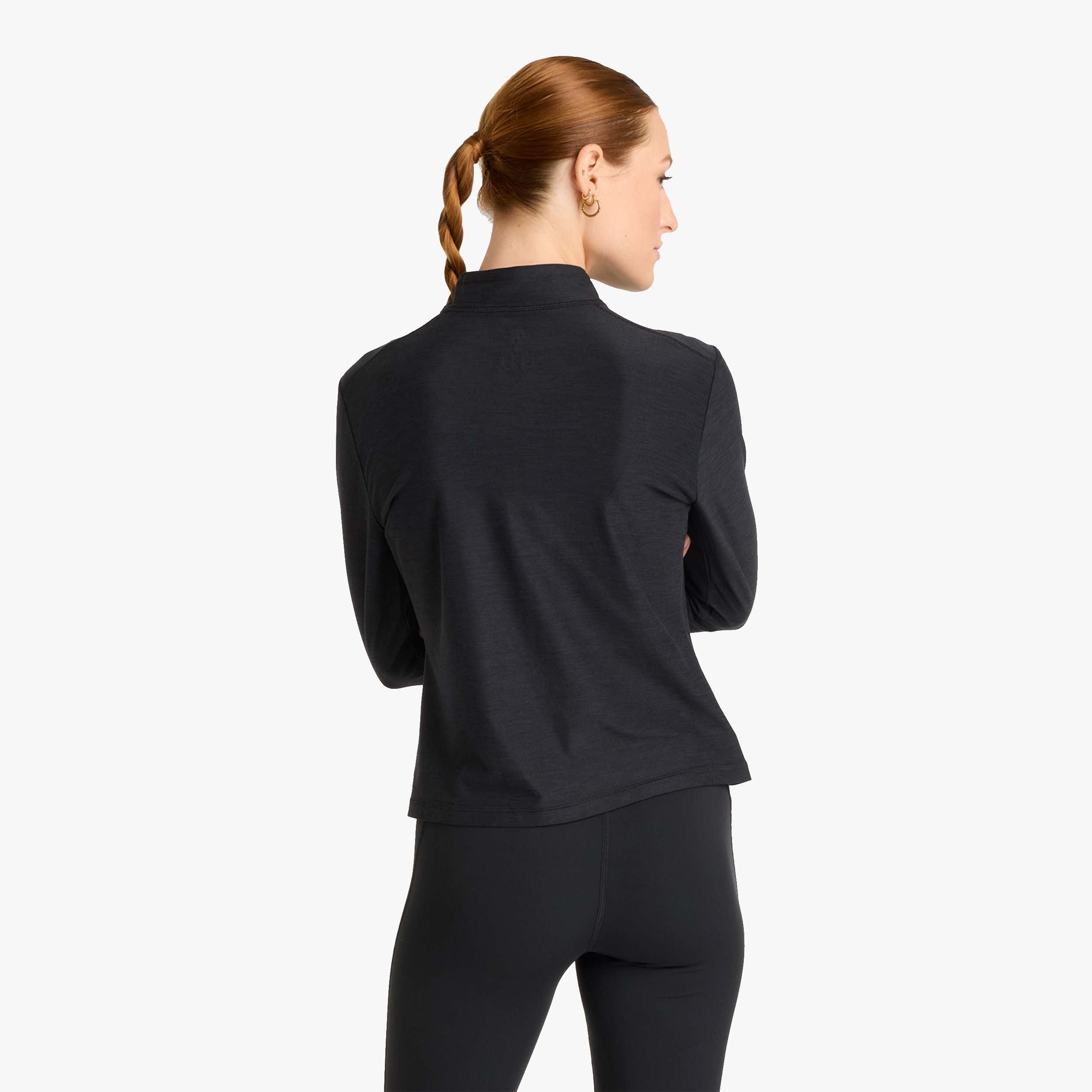 New Balance Chaqueta Space Dye Full Zip, NEGRO, hi-res