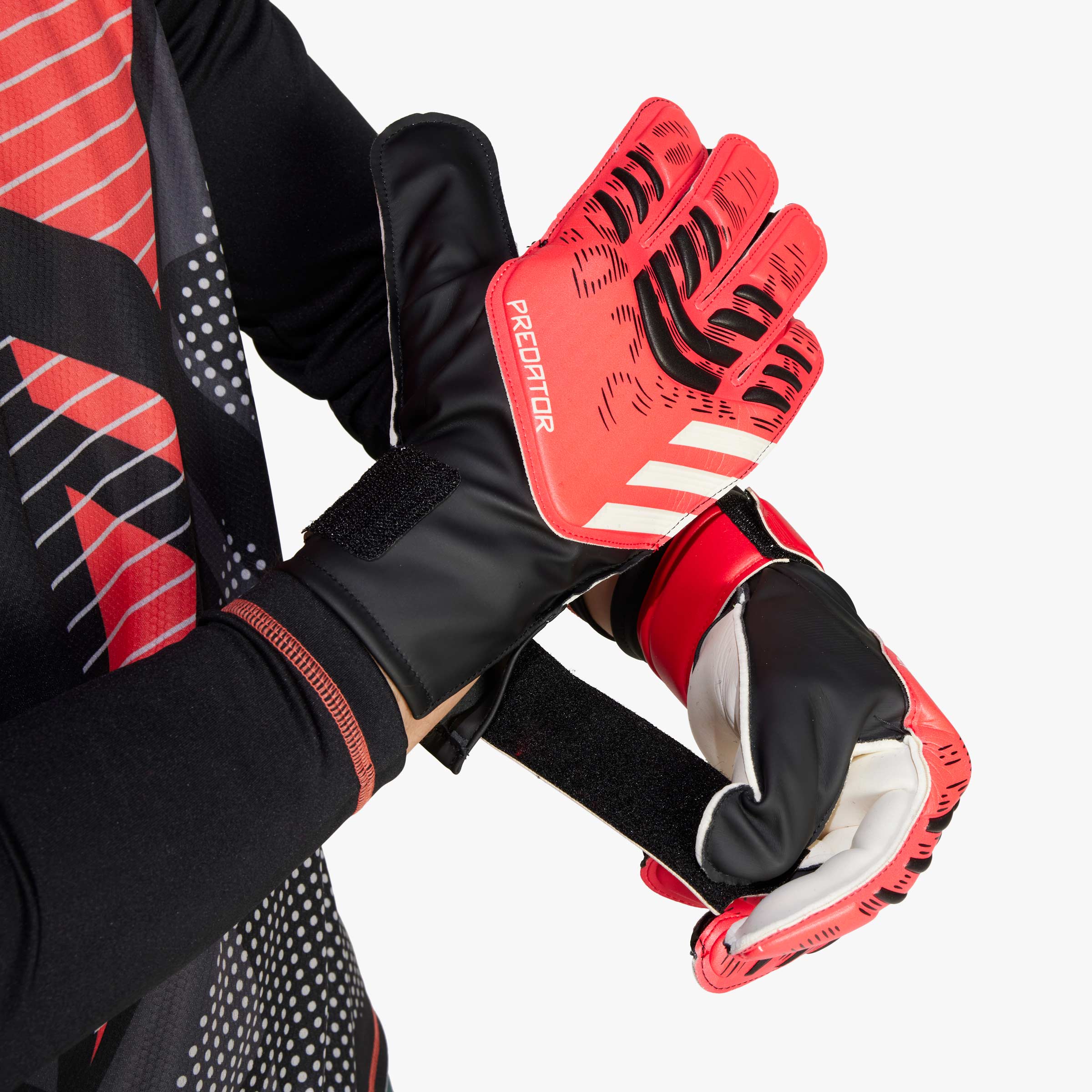 adidas Guantes de Arquero Predator de Entrenamiento, NEGRO, hi-res
